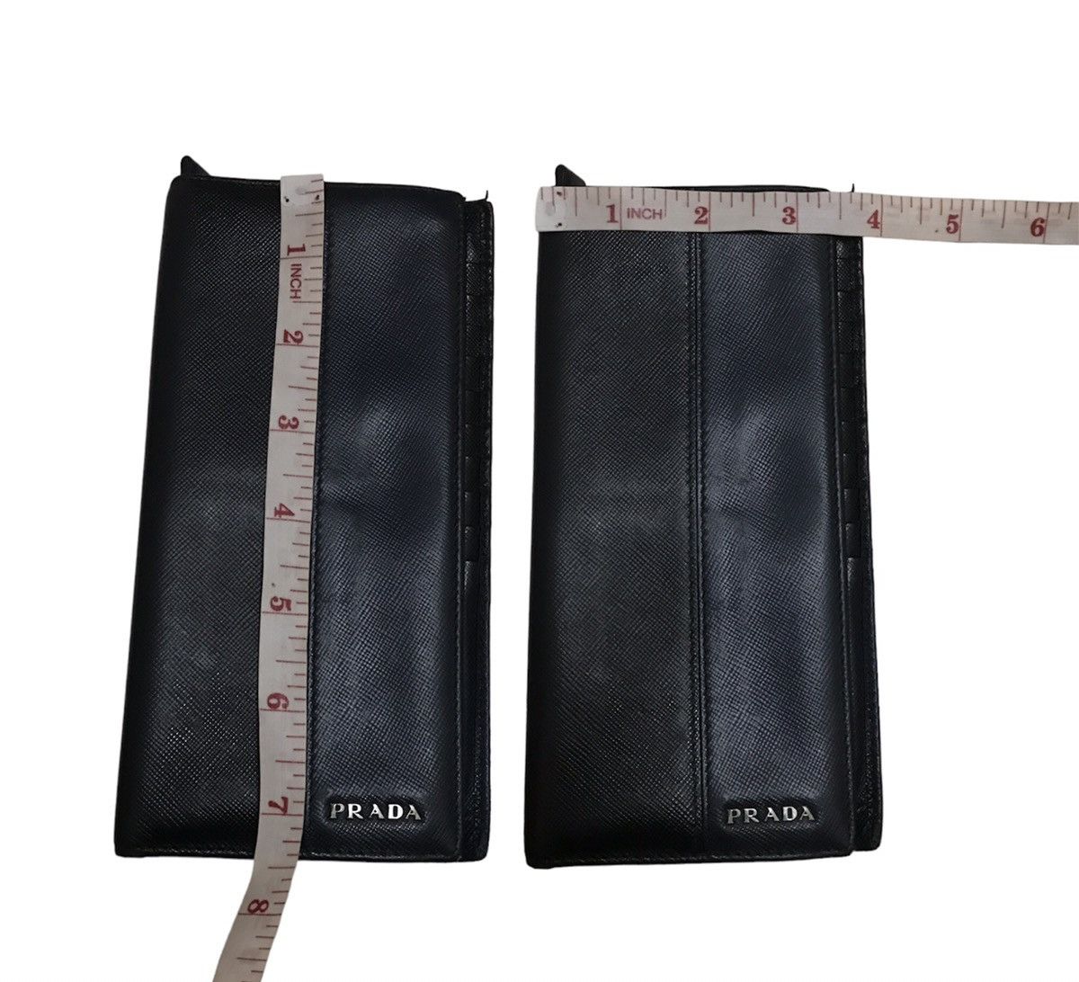 Prada Authentic Leather Prada Purse / Prada Long Wallet Size ONE SIZE - 6 Thumbnail