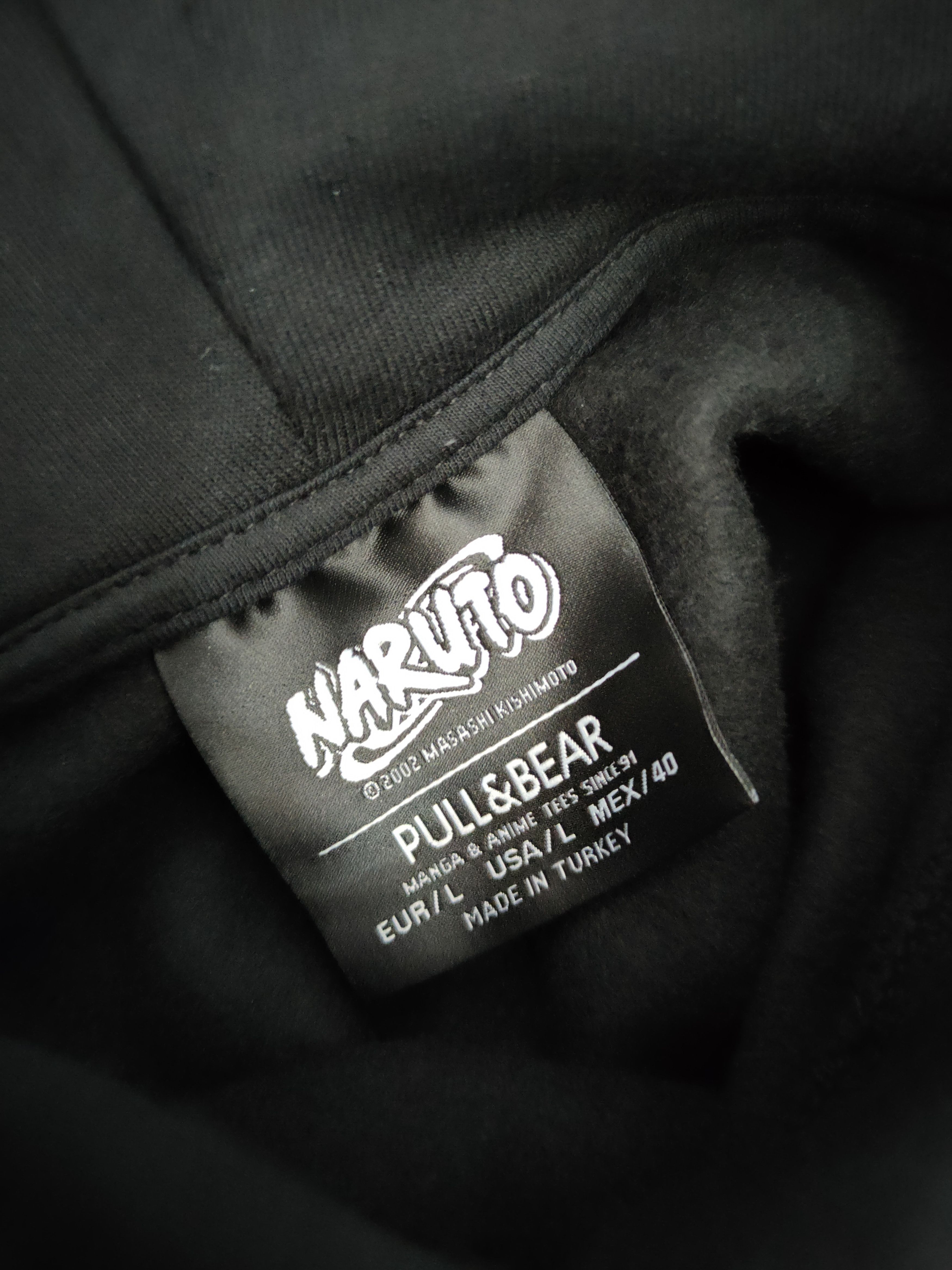 Anime × Japanese Brand × Pull & Bear Naruto Minato Hokage Black Hoodie L Big Graphic on Back Size US L / EU 52-54 / 3 - 16 Thumbnail