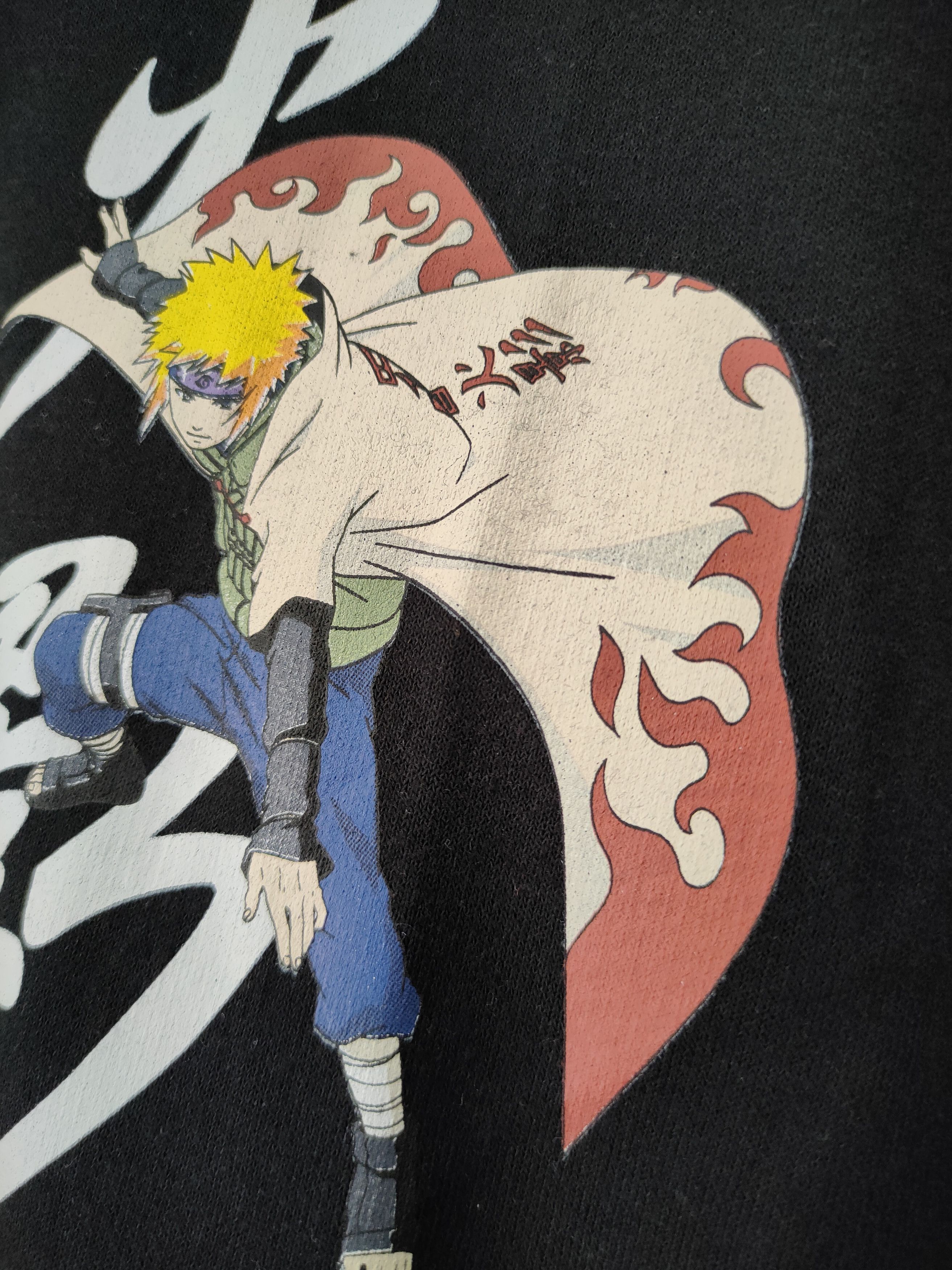 Anime × Japanese Brand × Pull & Bear Naruto Minato Hokage Black Hoodie L Big Graphic on Back Size US L / EU 52-54 / 3 - 4 Thumbnail