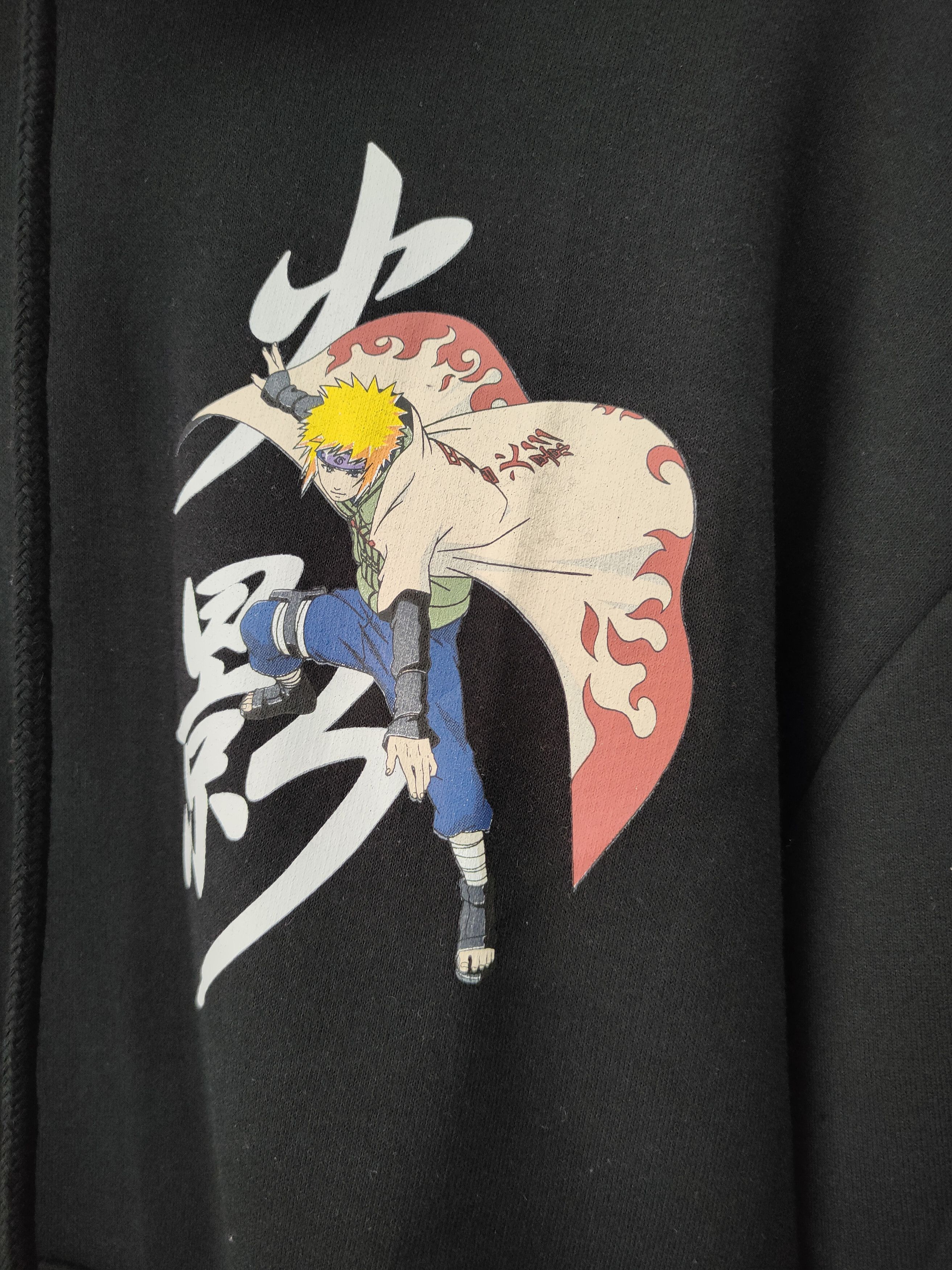 Anime × Japanese Brand × Pull & Bear Naruto Minato Hokage Black Hoodie L Big Graphic on Back Size US L / EU 52-54 / 3 - 3 Thumbnail