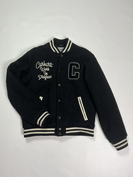 Carhartt pembroke outlet varsity jacket