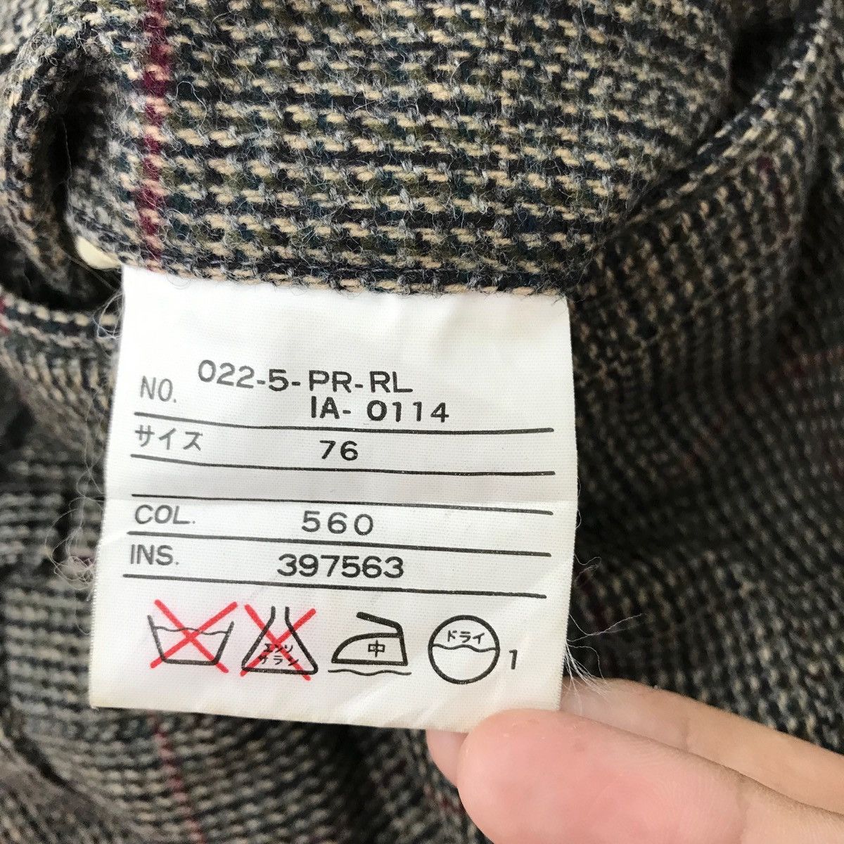 Ralph Lauren Vintage Polo Ralph Lauren Wool Pants Checkered Houndstooth Size US 34 / EU 50 - 6 Thumbnail
