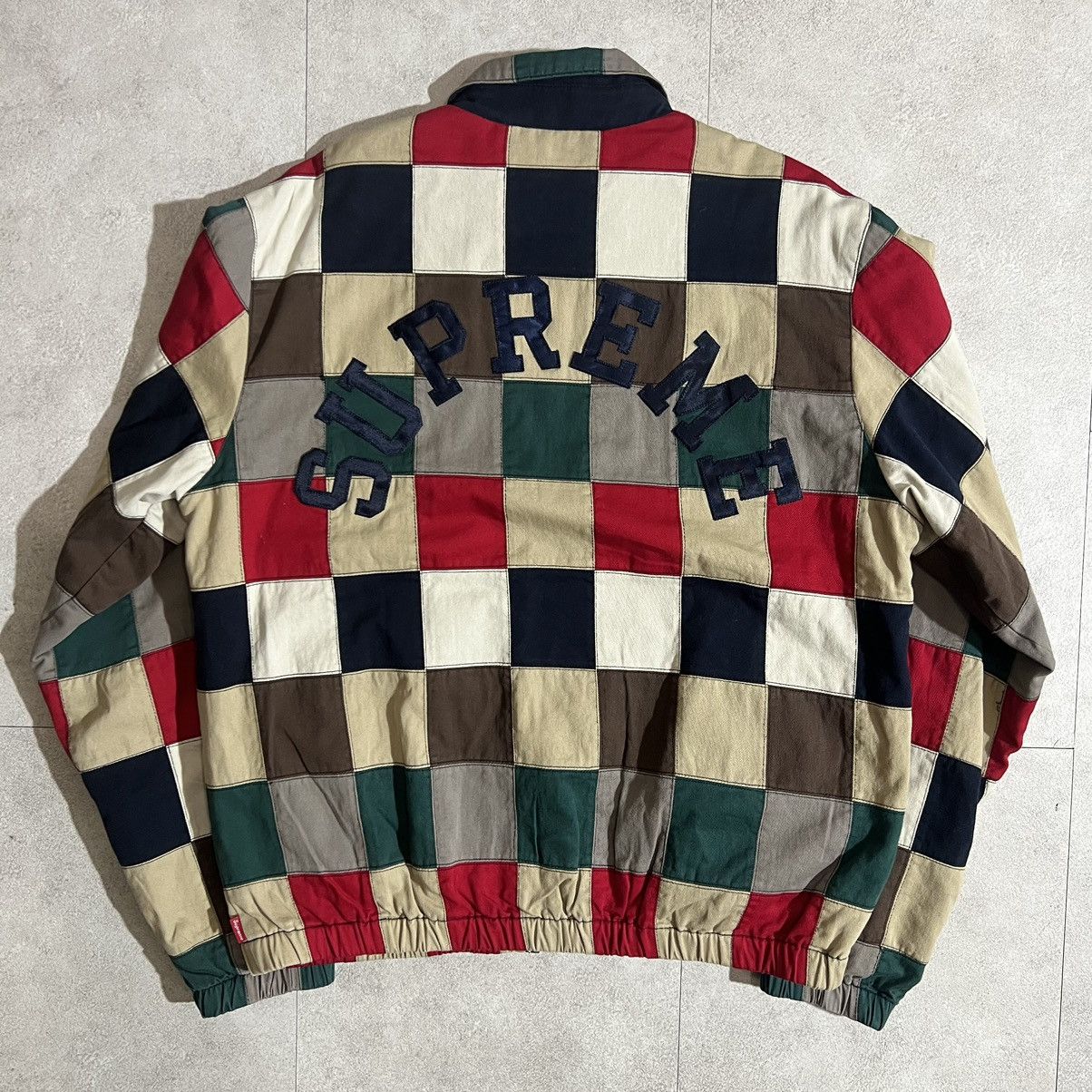 Supreme Supreme Patchwork Harrington Jacket | Grailed