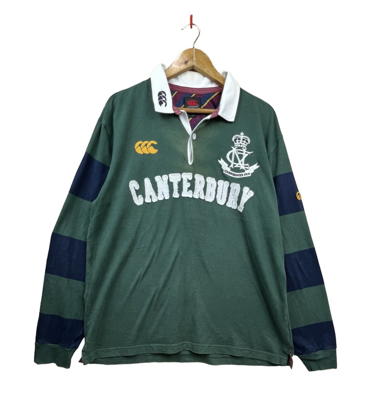 Canterbury of New Zealand × Vintage Canterburry of New zealand nice Design Size US L / EU 52-54 / 3 - 1 Thumbnail
