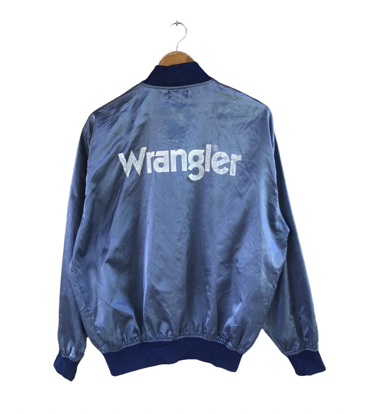 Wrangler RARE VINTAGE 90s WRANGLER VARSITY STYLE JACKET Size US L / EU 52-54 / 3 - 1 Thumbnail
