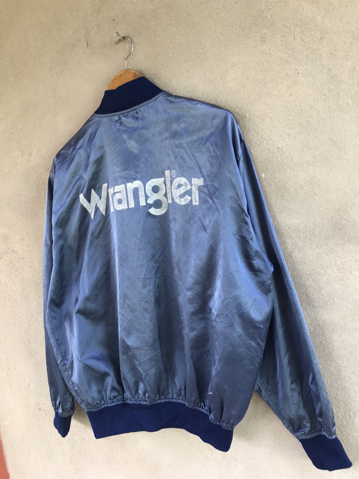 Wrangler RARE VINTAGE 90s WRANGLER VARSITY STYLE JACKET Size US L / EU 52-54 / 3 - 4 Thumbnail