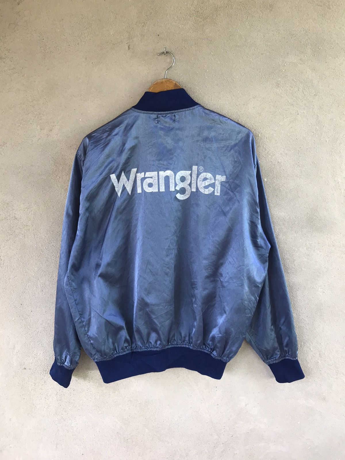 Wrangler RARE VINTAGE 90s WRANGLER VARSITY STYLE JACKET Size US L / EU 52-54 / 3 - 2 Thumbnail