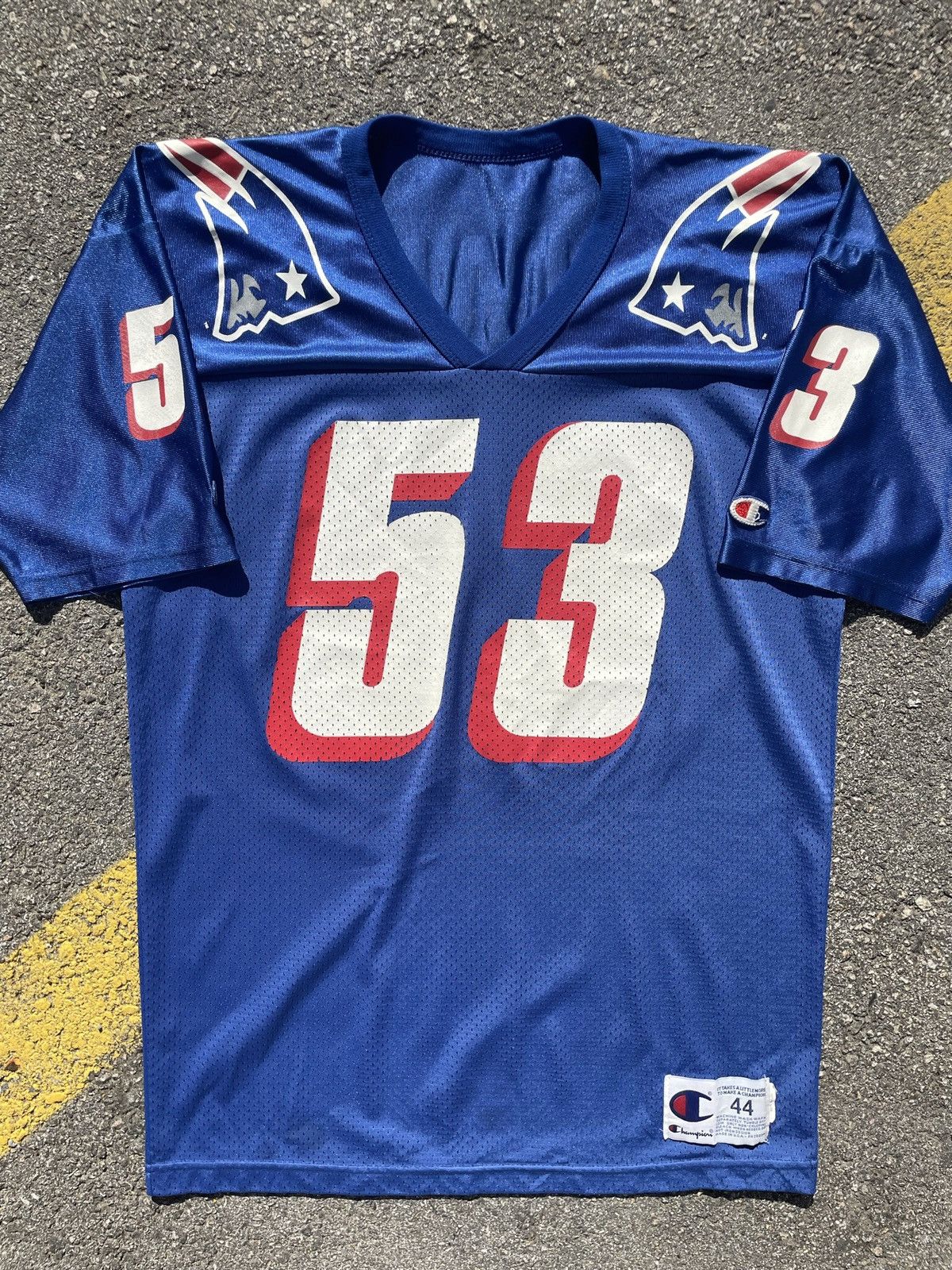 Champion RARE 90s NFL “Chris Slade” New England Patriots Champion Size US L / EU 52-54 / 3 - 4 Thumbnail
