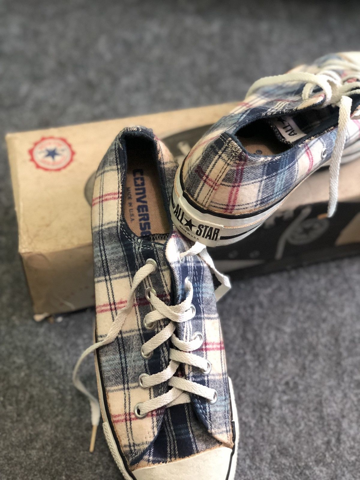 Converse OG Vintage 1990s Converse Made In Usa Size US 9 / EU 42 - 9 Thumbnail
