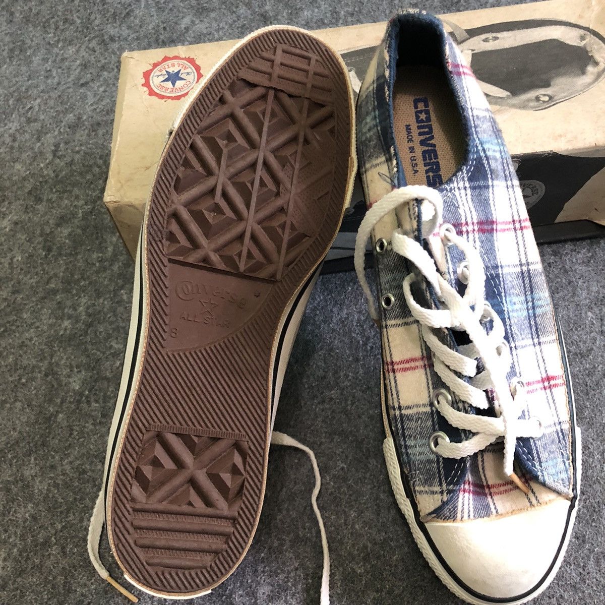 Converse OG Vintage 1990s Converse Made In Usa Size US 9 / EU 42 - 12 Thumbnail