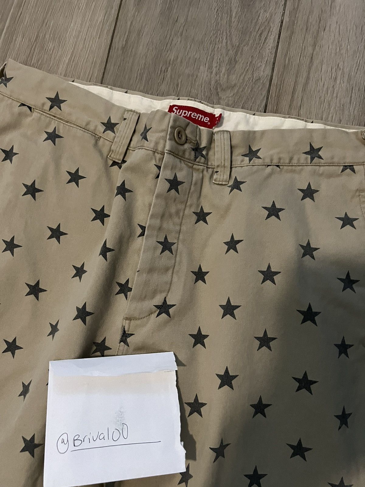 Supreme Supreme Chino pant khaki stars SS22 Size US 34 / EU 50 - 2 Thumbnail