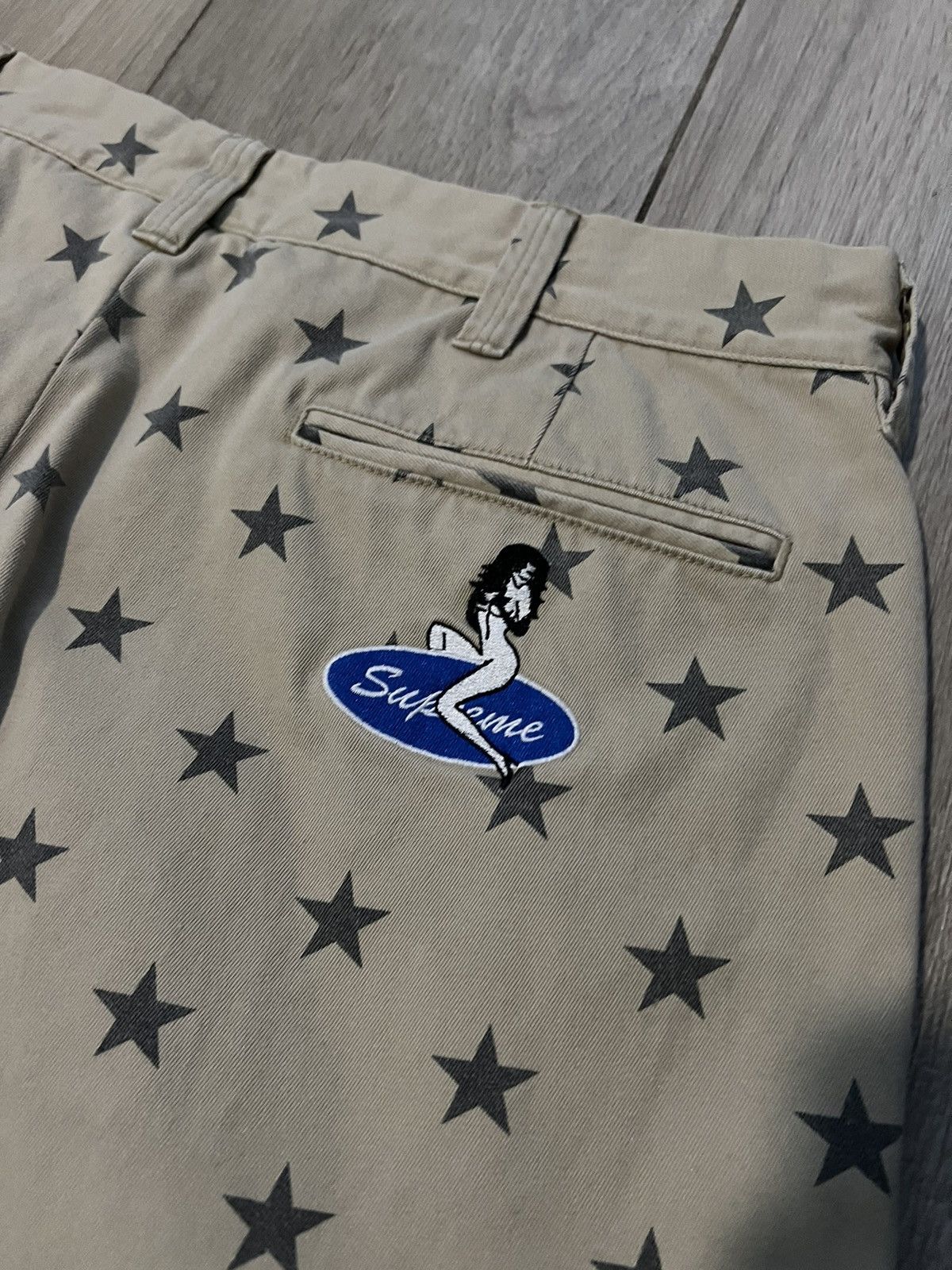 Supreme Supreme Chino pant khaki stars SS22 Size US 34 / EU 50 - 5 Thumbnail