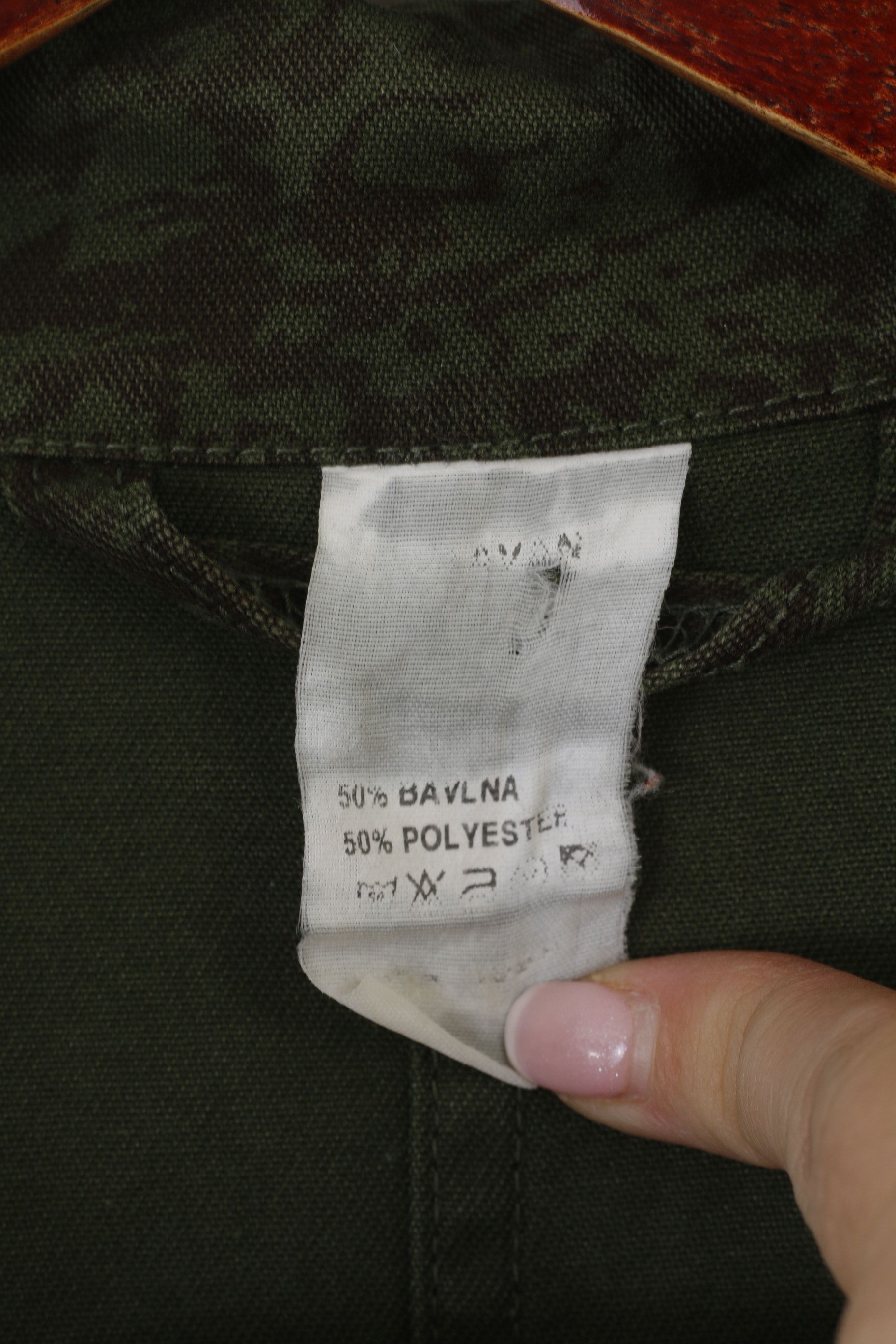 Vintage Vintage Men M Jacket Green Camouflage Army Military 0977 Size US M / EU 48-50 / 2 - 5 Thumbnail