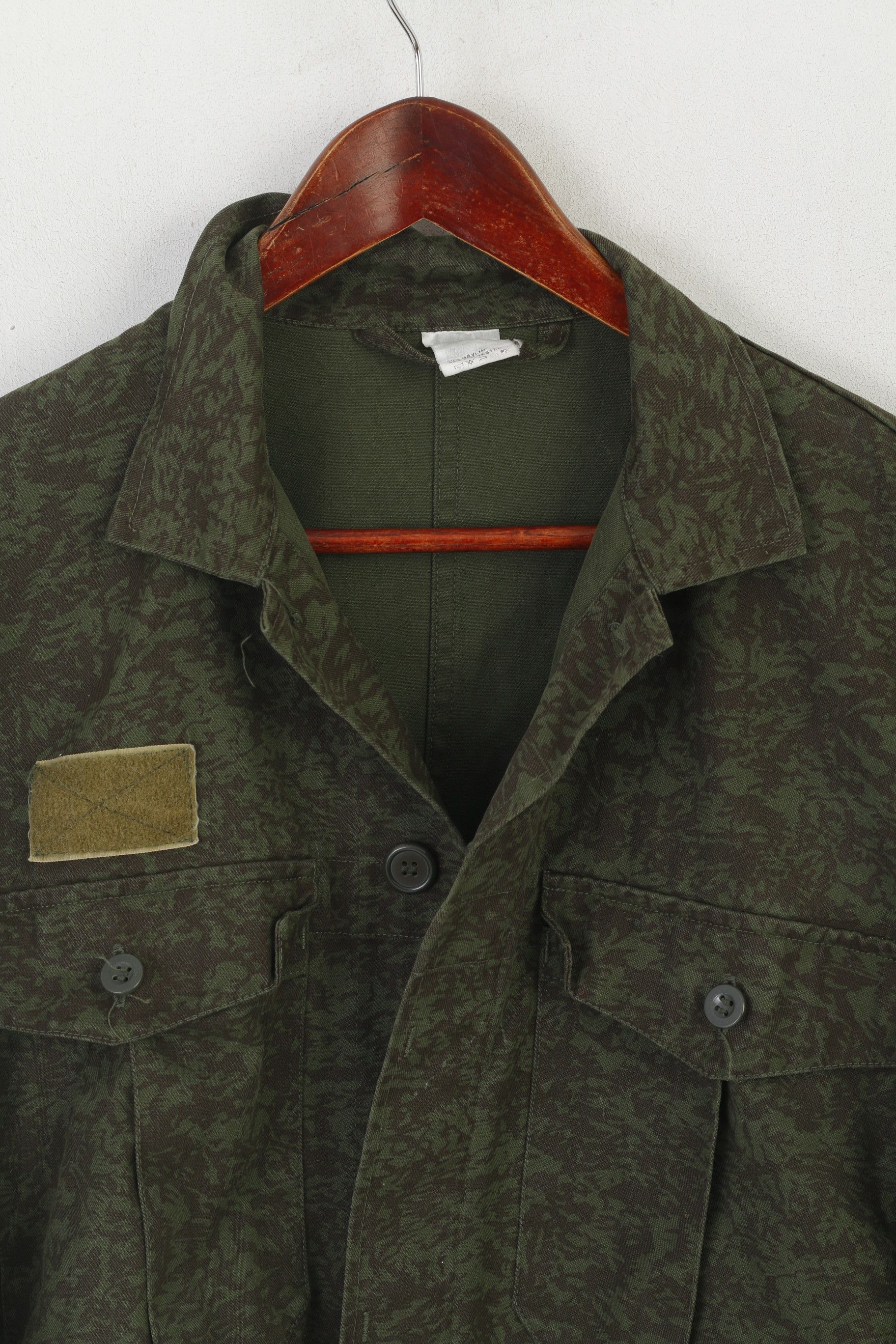 Vintage Vintage Men M Jacket Green Camouflage Army Military 0977 Size US M / EU 48-50 / 2 - 3 Thumbnail