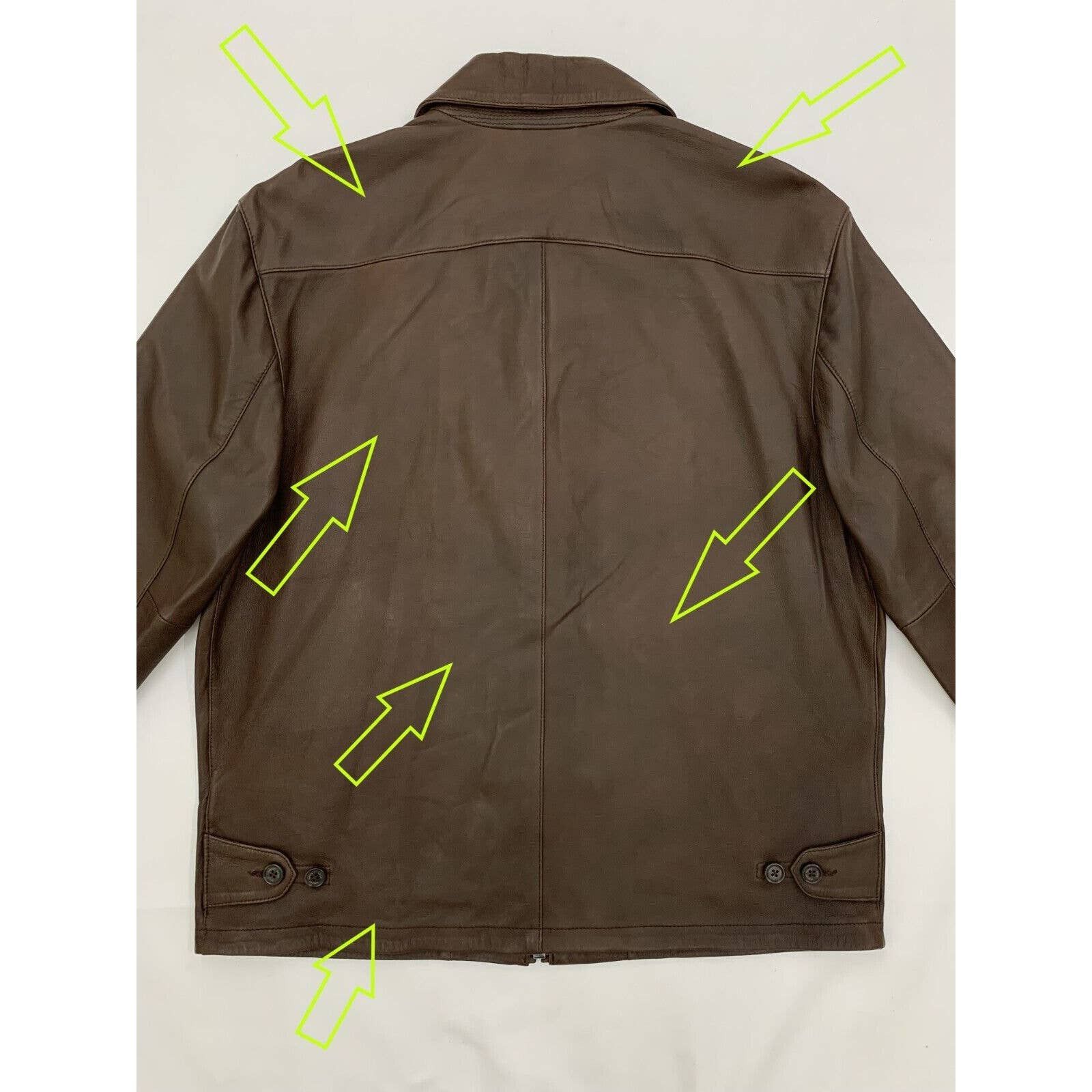 Polo Ralph Lauren × Ralph Lauren Polo Ralph Lauren Lambskin Leather Medium Collar Zip Jacket Size US L / EU 52-54 / 3 - 9 Thumbnail