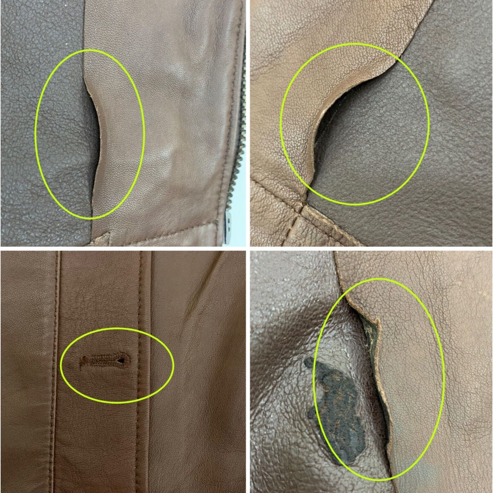 Polo Ralph Lauren × Ralph Lauren Polo Ralph Lauren Lambskin Leather Medium Collar Zip Jacket Size US L / EU 52-54 / 3 - 10 Thumbnail