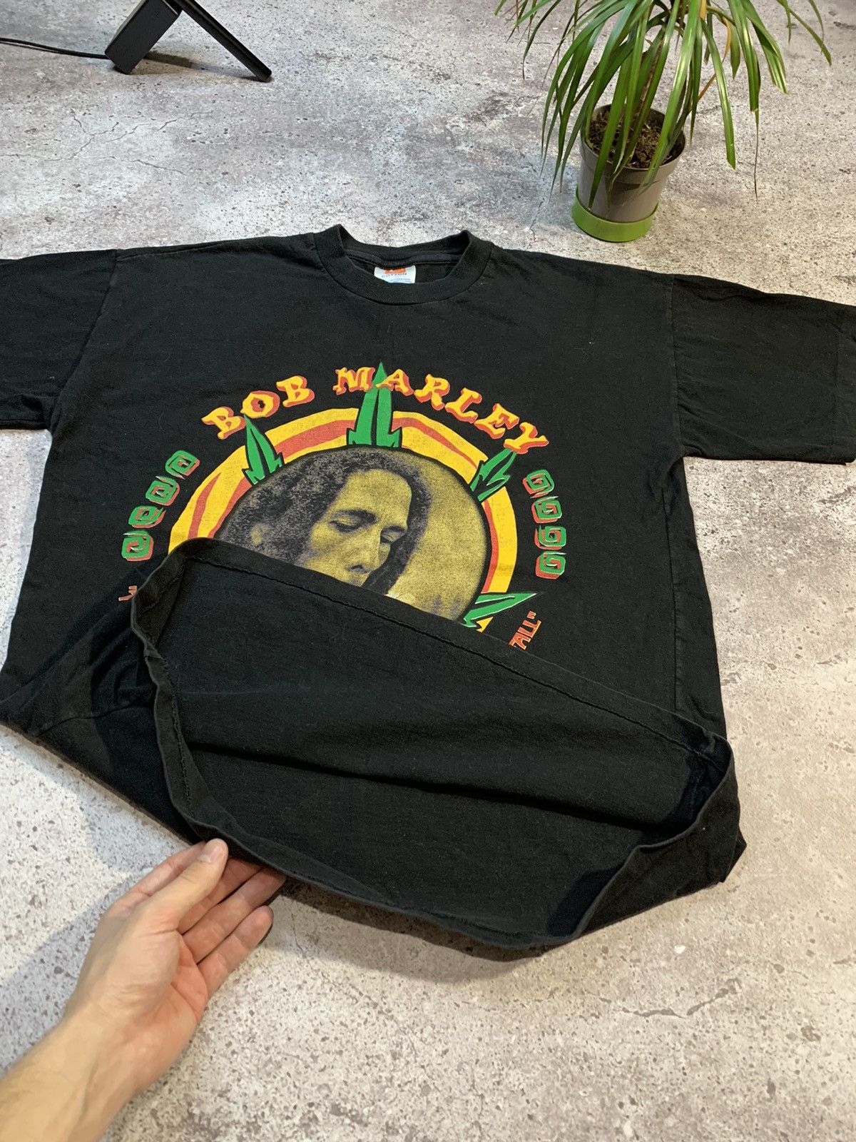 Band Tees × Bob Marley × Vintage Vintage 1997 Bob Marley T-shirt Size US L / EU 52-54 / 3 - 5 Thumbnail