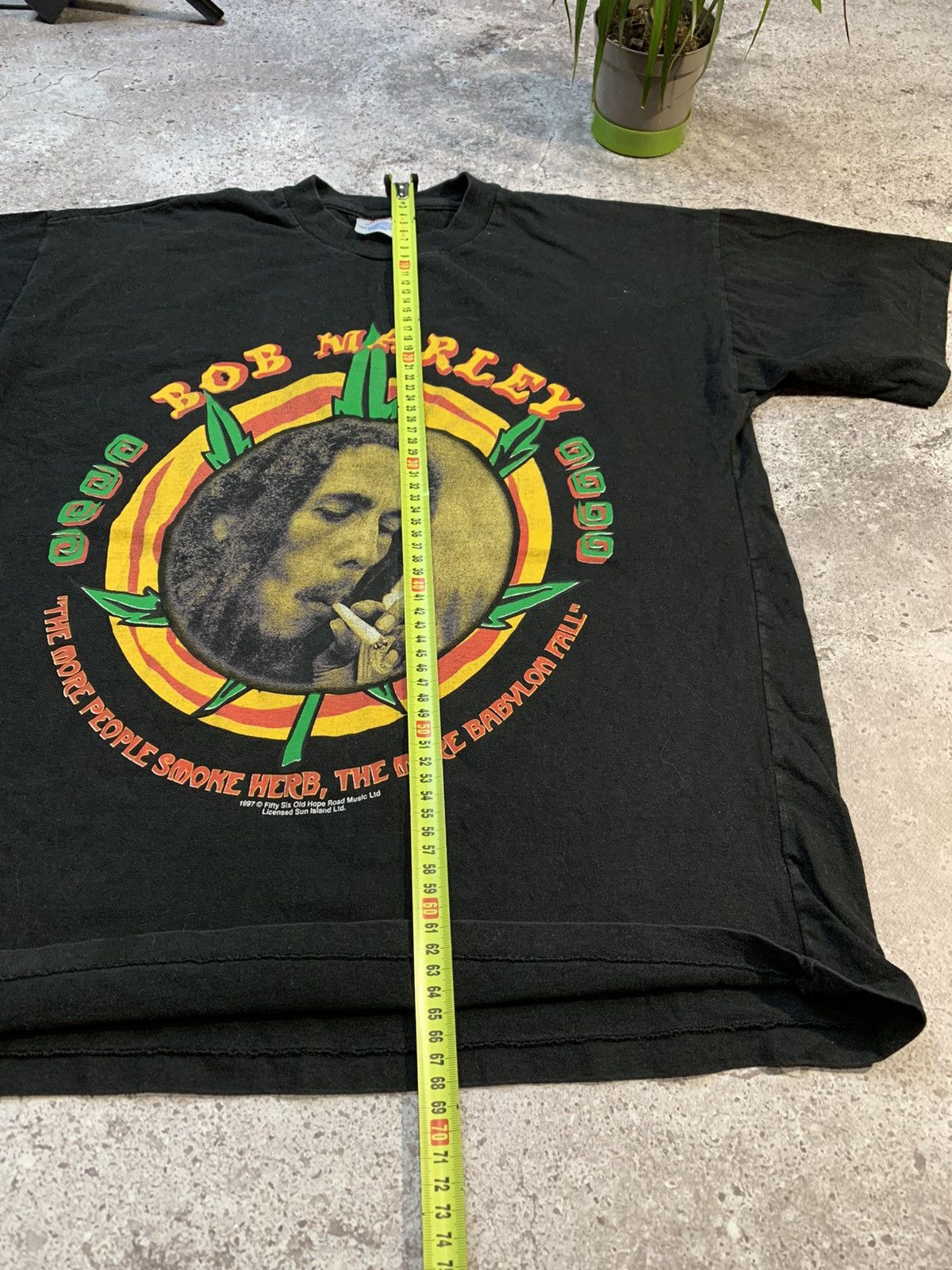 Band Tees × Bob Marley × Vintage Vintage 1997 Bob Marley T-shirt Size US L / EU 52-54 / 3 - 9 Thumbnail