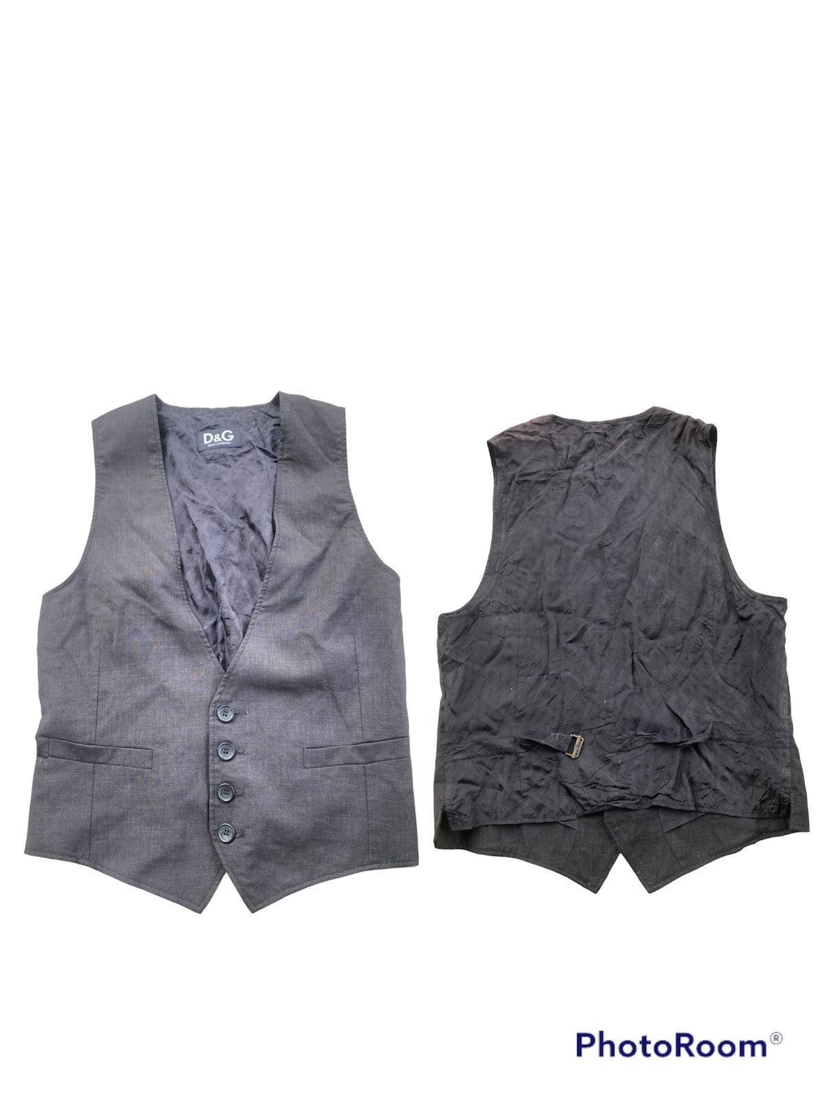 Dolce & Gabbana VINTAGE DOLCE & GABBANA MONOGRAM VEST Size US S / EU 44-46 / 1 - 1 Thumbnail