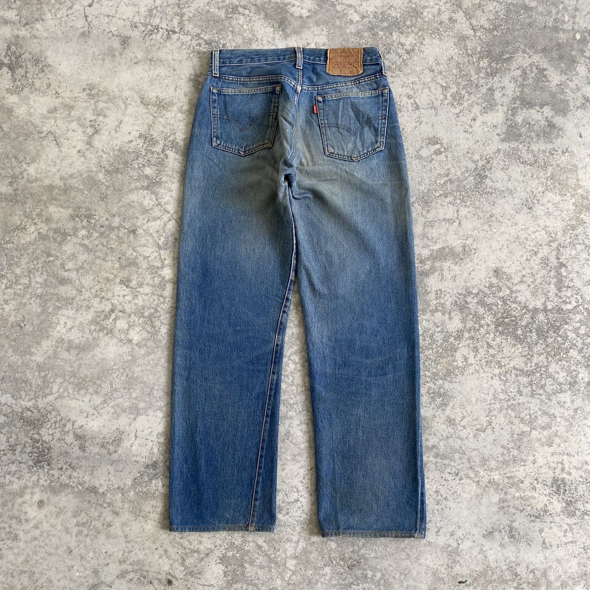 Levi's Vintage 70’s 80's Levi's 501 Ripped Selvedge Denim Jeans Size US 29 - 13 Thumbnail