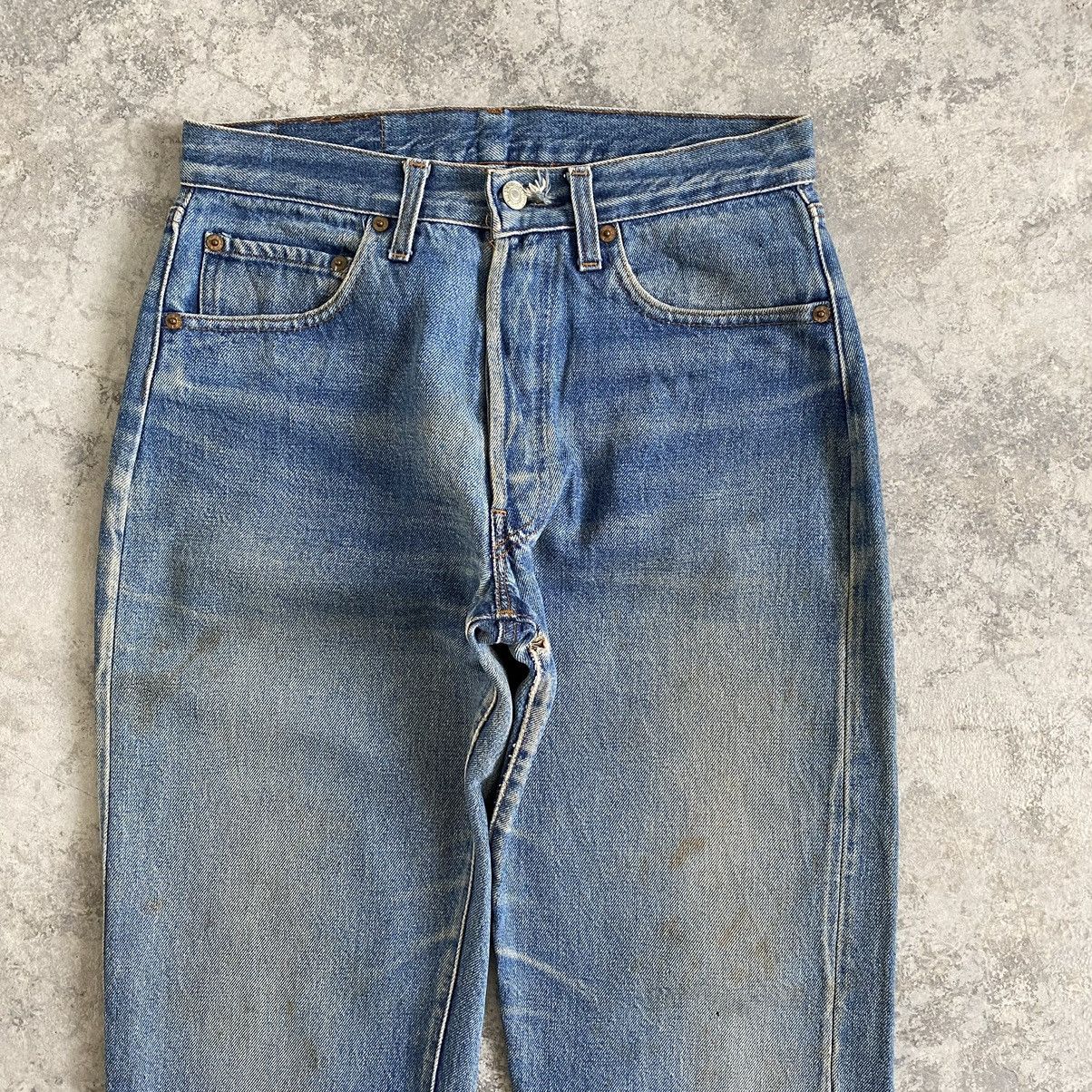 Levi's Vintage 70’s 80's Levi's 501 Ripped Selvedge Denim Jeans Size US 29 - 5 Thumbnail