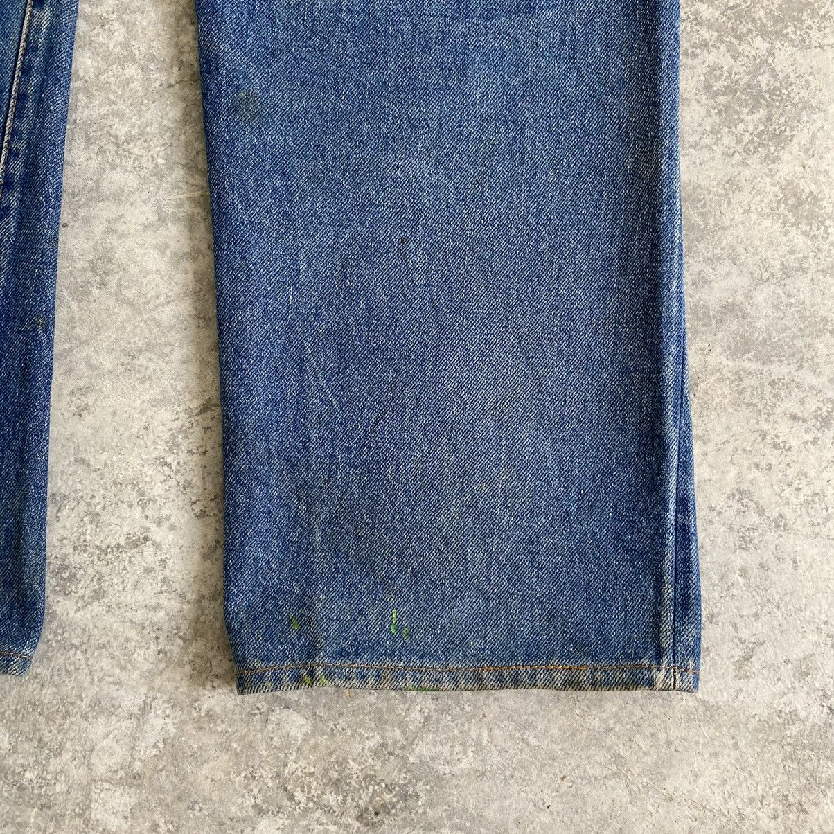 Levi's Vintage 70’s 80's Levi's 501 Ripped Selvedge Denim Jeans Size US 29 - 15 Thumbnail