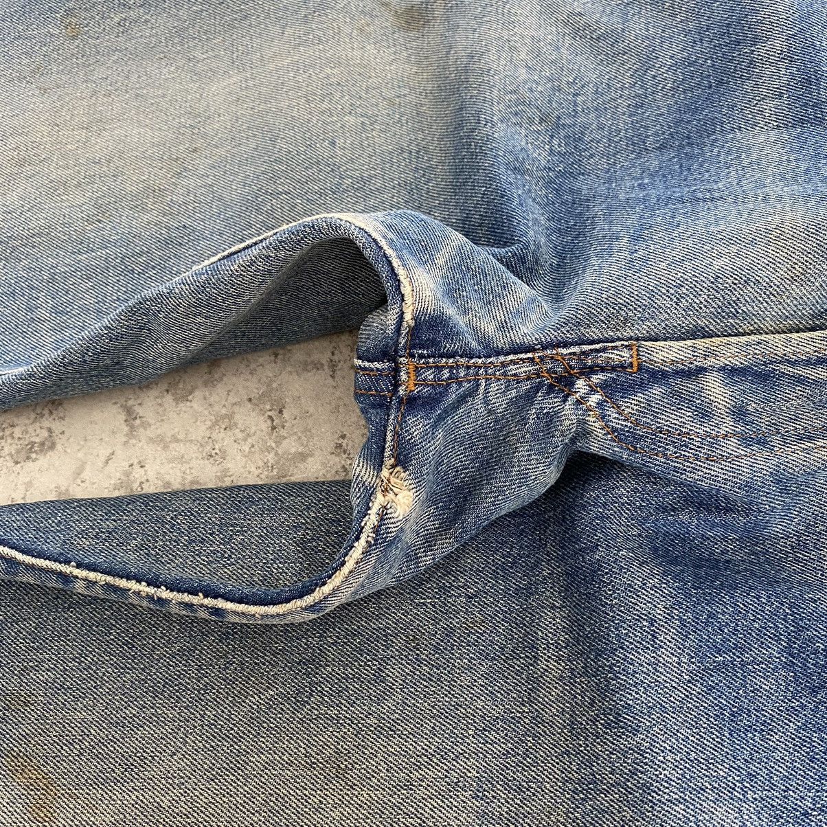 Levi's Vintage 70’s 80's Levi's 501 Ripped Selvedge Denim Jeans Size US 29 - 6 Thumbnail