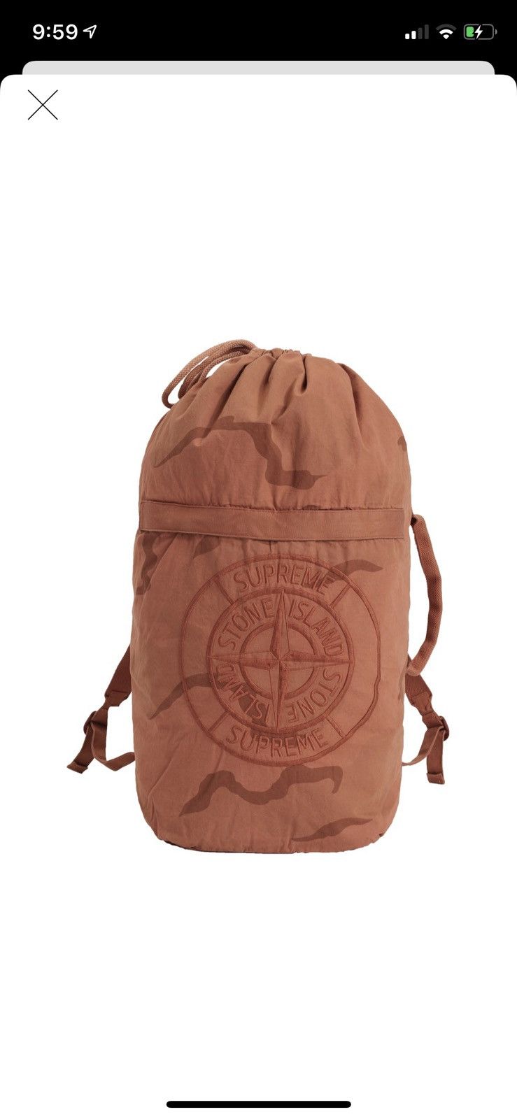 Top Supreme Stone Island Backpack