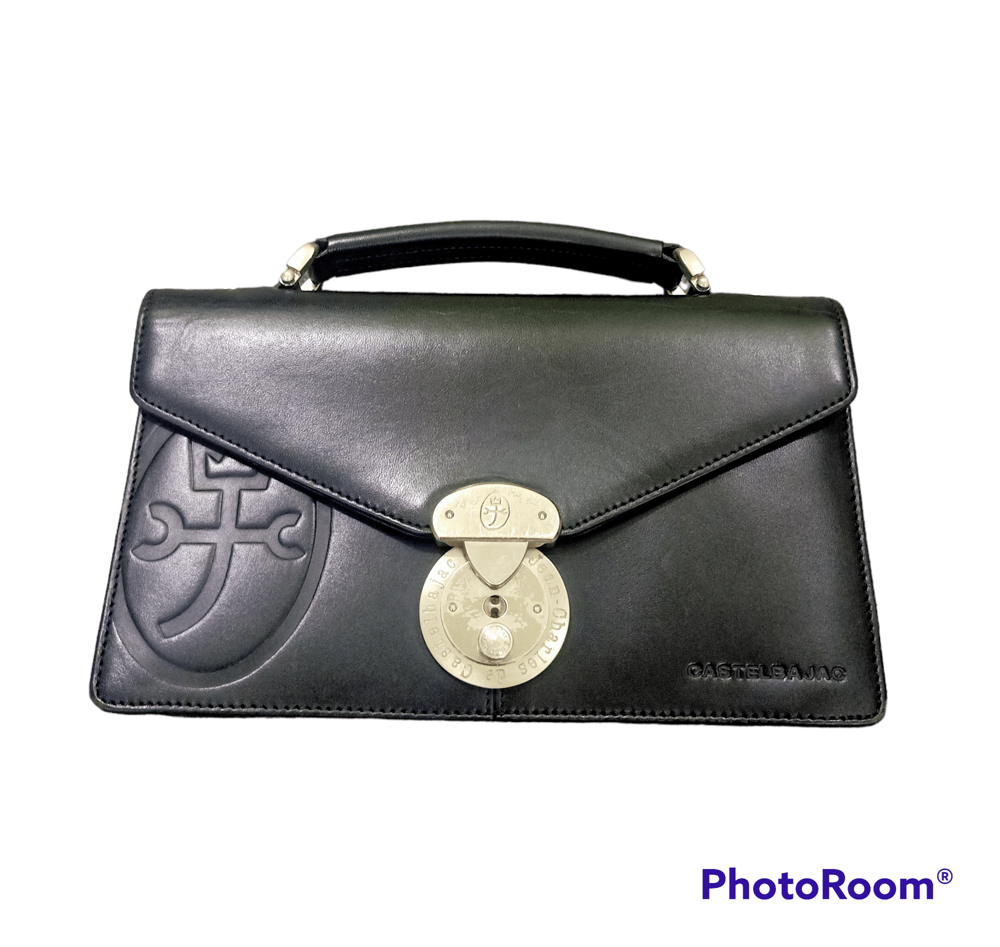 Jean Charles De Castelbajac Leather Clutch Bag