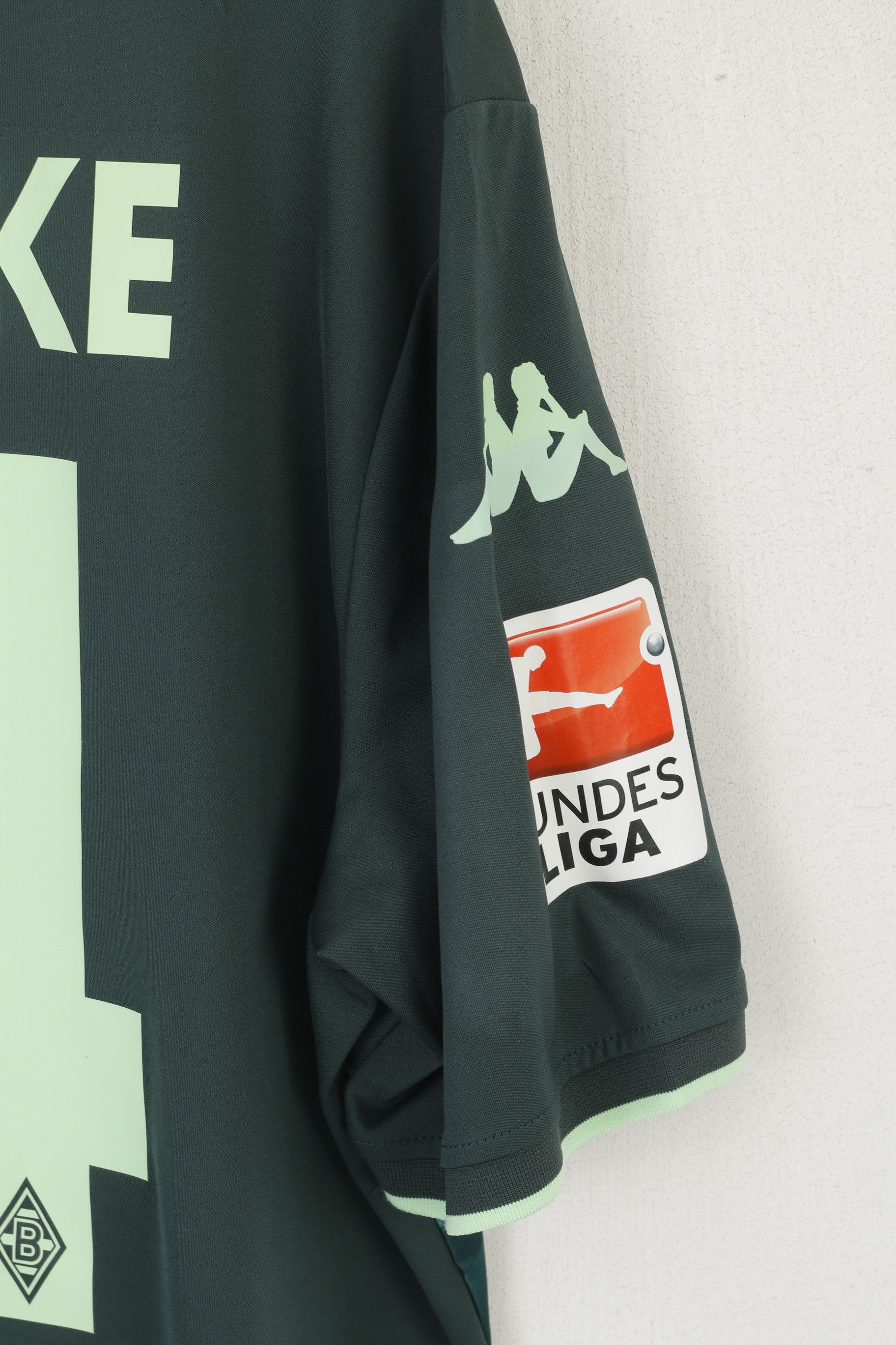 Kappa Kappa Men XXL Shirt Black Borussia Monchengladbach 2550 Size US XXL / EU 58 / 5 - 5 Thumbnail