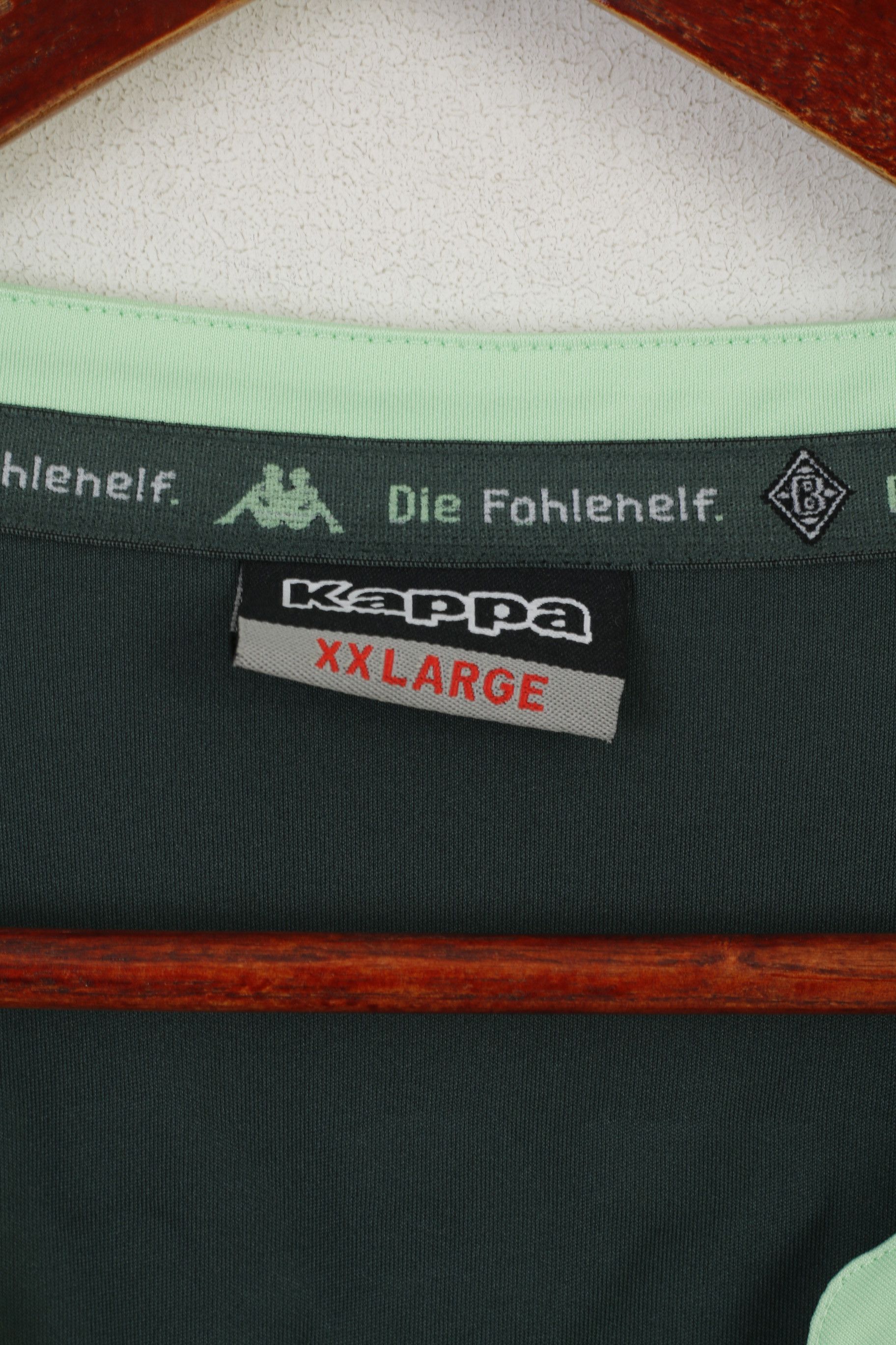 Kappa Kappa Men XXL Shirt Black Borussia Monchengladbach 2550 Size US XXL / EU 58 / 5 - 3 Thumbnail
