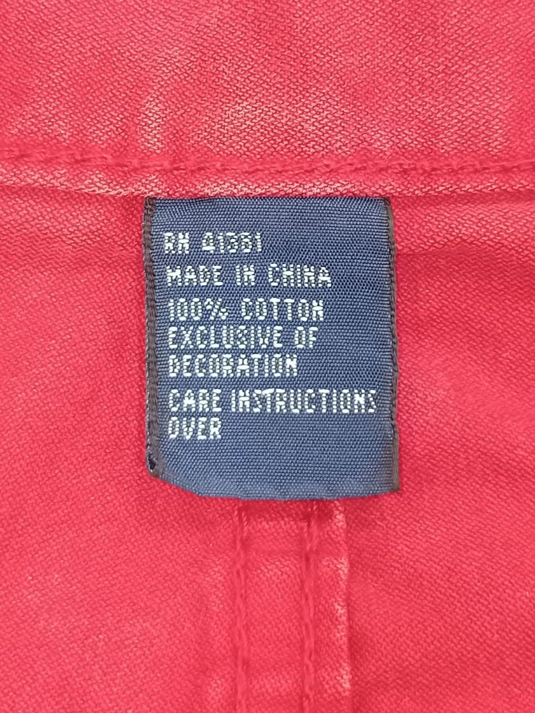 Polo Ralph Lauren Vintage Polo Ralph Lauren Red Denim Pants Size US 33 - 14 Thumbnail