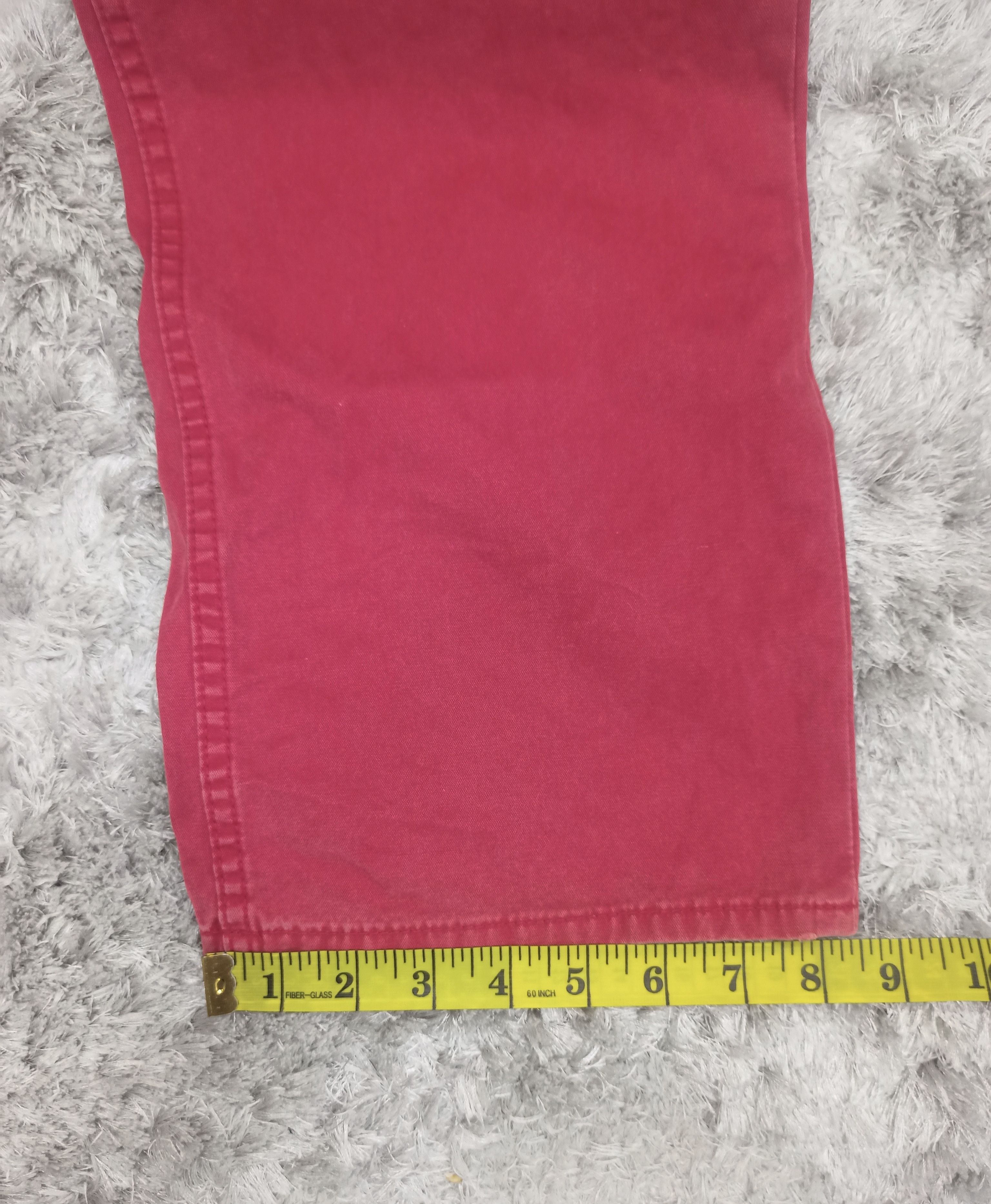 Polo Ralph Lauren Vintage Polo Ralph Lauren Red Denim Pants Size US 33 - 20 Thumbnail