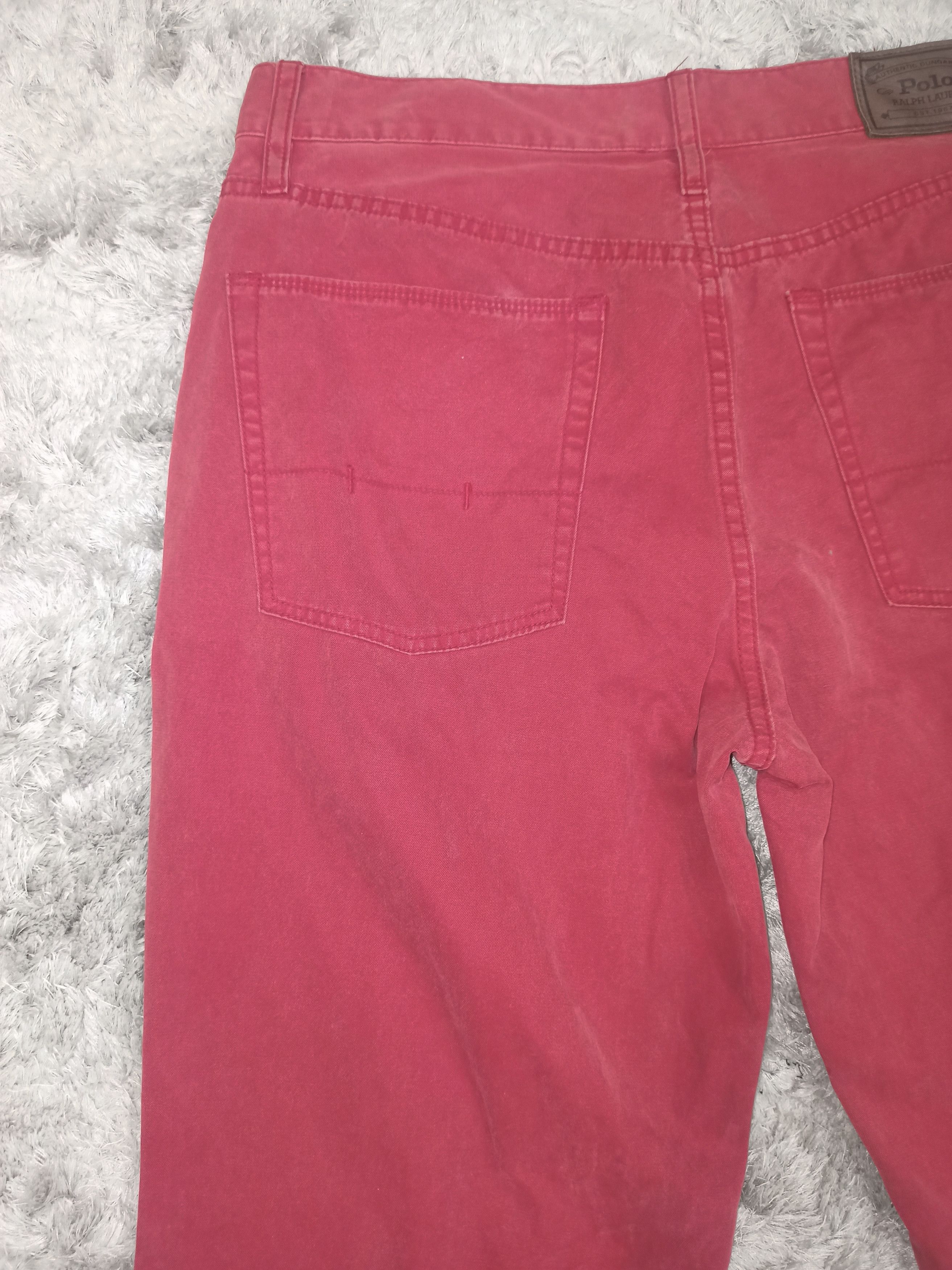 Polo Ralph Lauren Vintage Polo Ralph Lauren Red Denim Pants Size US 33 - 11 Thumbnail