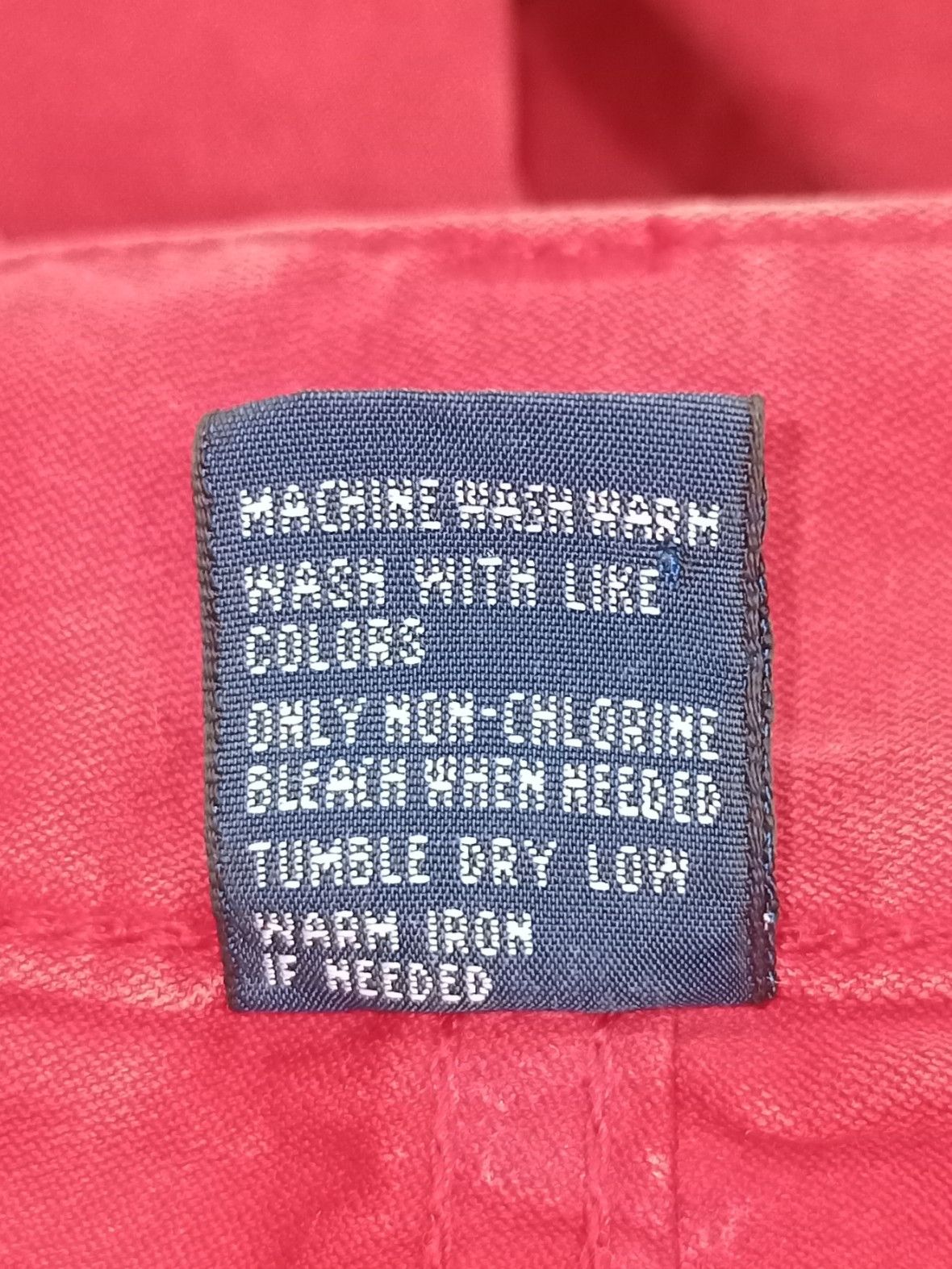 Polo Ralph Lauren Vintage Polo Ralph Lauren Red Denim Pants Size US 33 - 15 Thumbnail