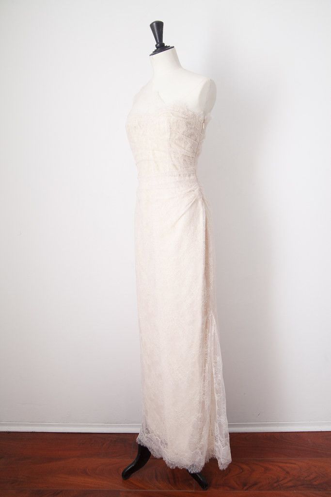 Monique Lhuillier Wedding gown Size S / US 4 / IT 40 - 4 Thumbnail