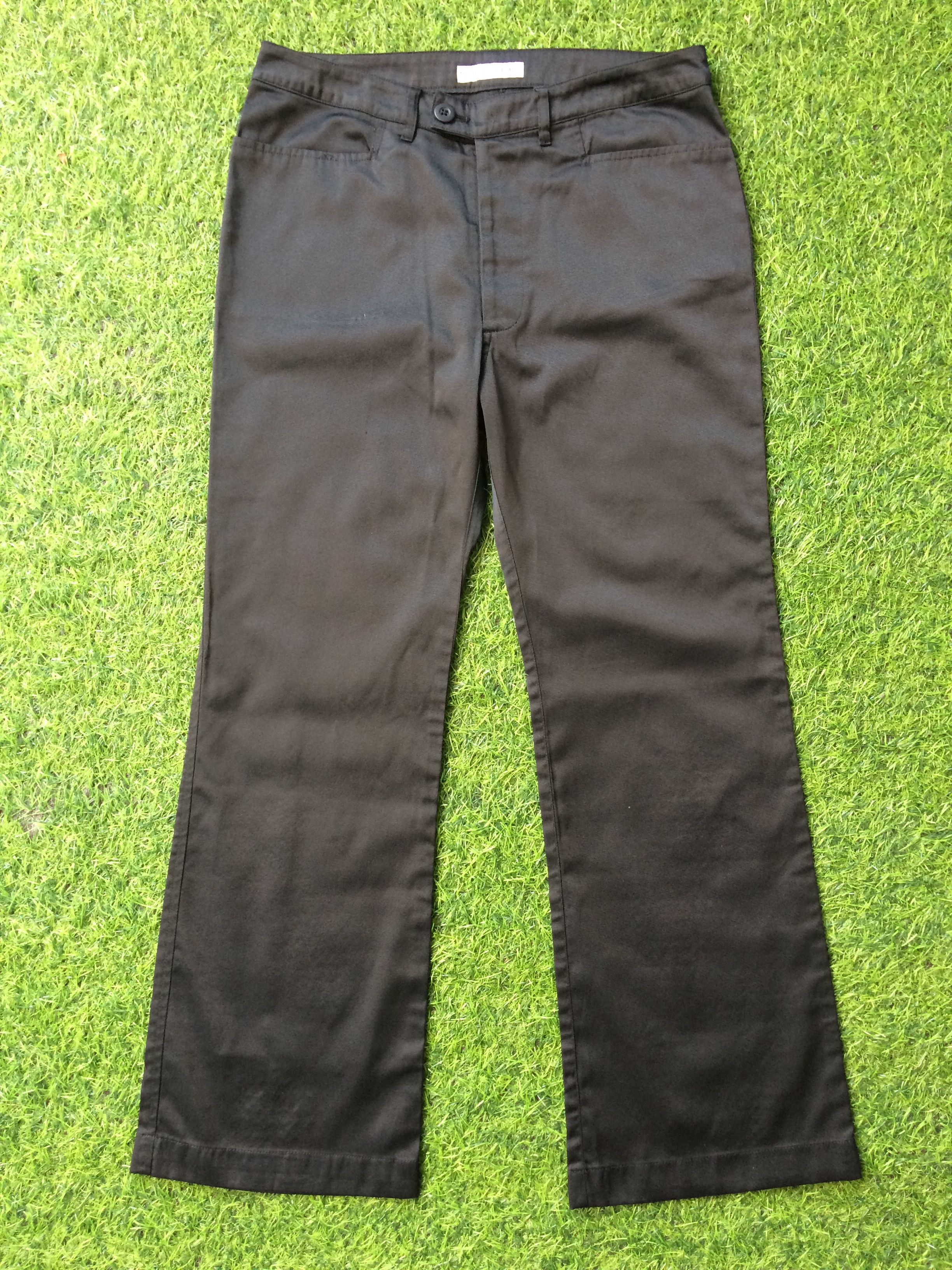 Issey Miyake × Tsumori Chisato Issey Miyake Tsumori Chisato Glossy Black Flared #D-211 Size 30" / US 8 / IT 44 - 1 Thumbnail