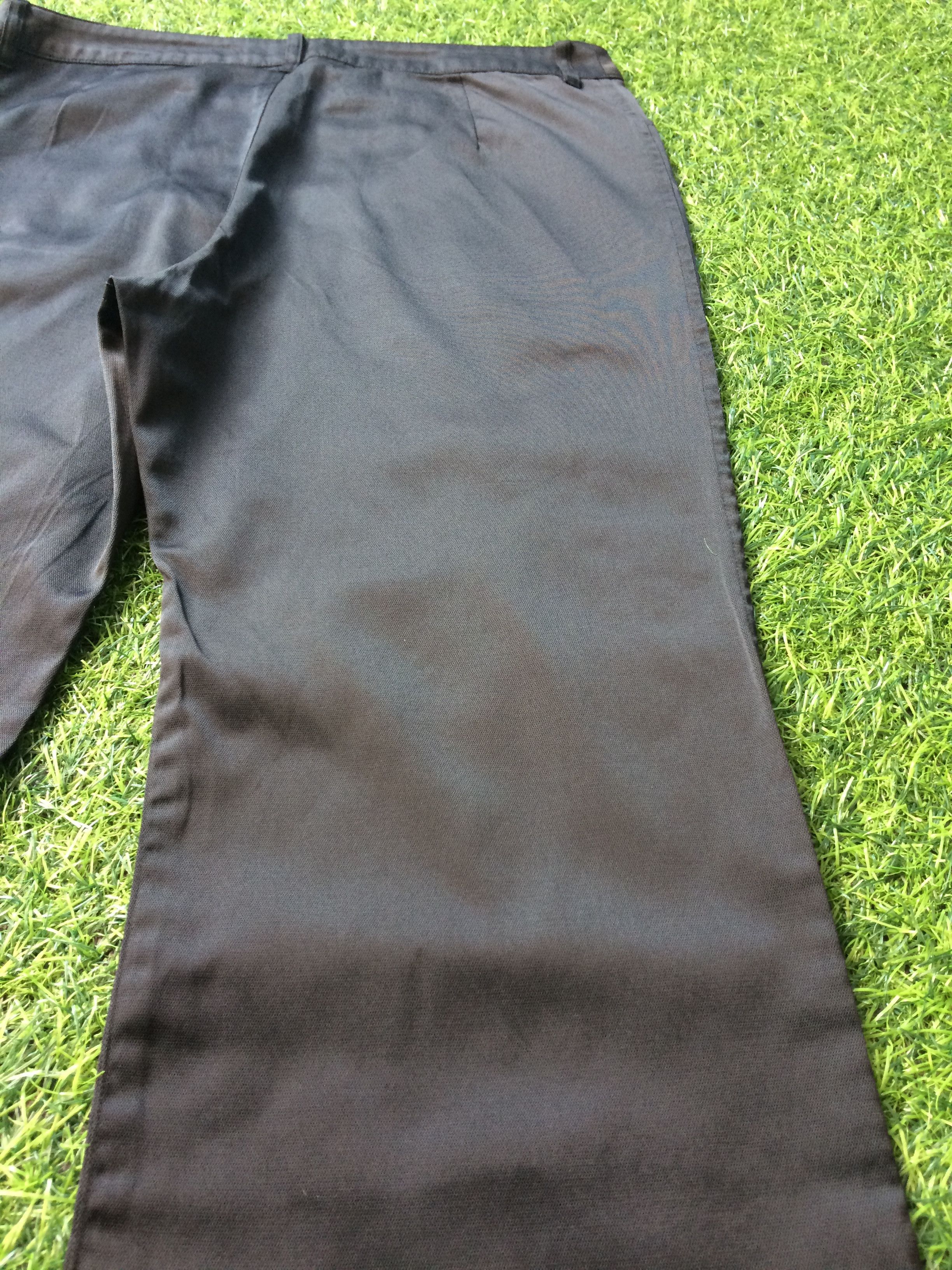 Issey Miyake × Tsumori Chisato Issey Miyake Tsumori Chisato Glossy Black Flared #D-211 Size 30" / US 8 / IT 44 - 6 Thumbnail