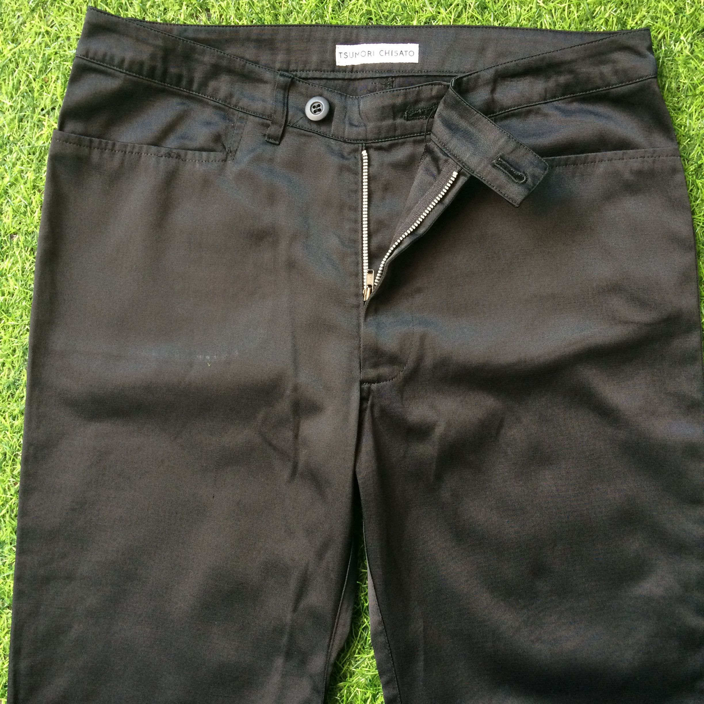 Issey Miyake × Tsumori Chisato Issey Miyake Tsumori Chisato Glossy Black Flared #D-211 Size 30" / US 8 / IT 44 - 3 Thumbnail