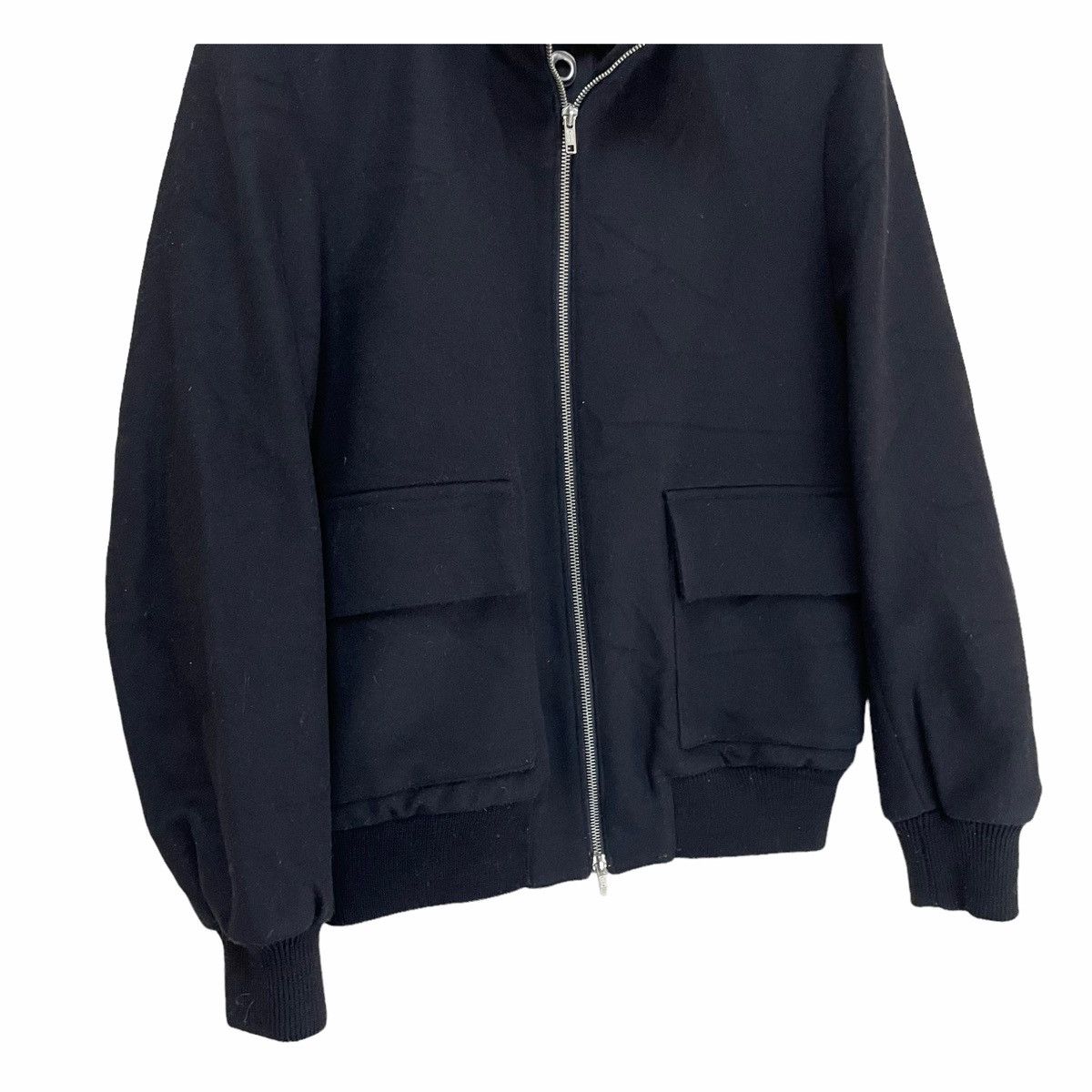 Japanese Brand 💥 Marco Tagliaferri Zipper Wool Bomber Jacket Size US M / EU 48-50 / 2 - 5 Thumbnail