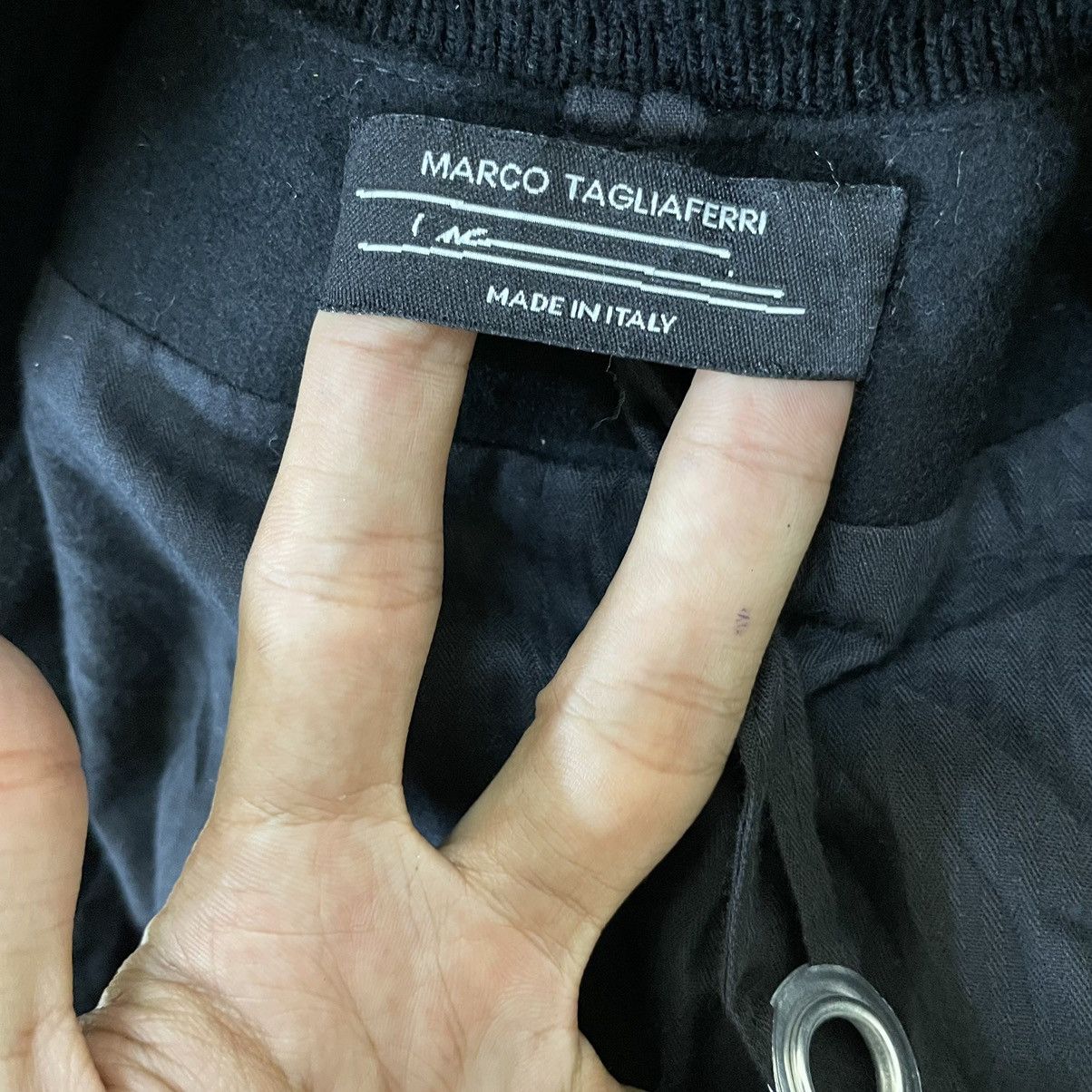 Japanese Brand 💥 Marco Tagliaferri Zipper Wool Bomber Jacket Size US M / EU 48-50 / 2 - 9 Thumbnail