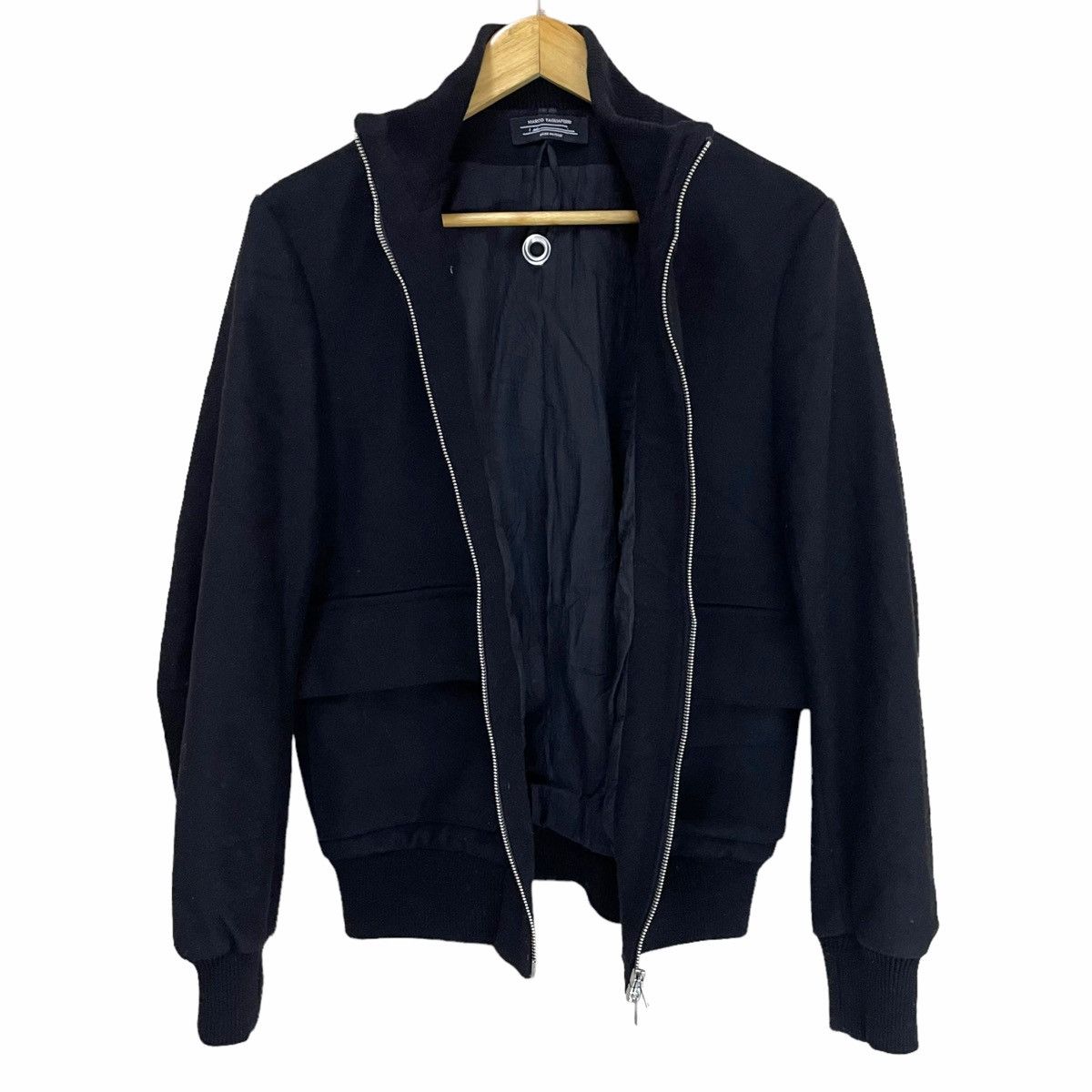 Japanese Brand 💥 Marco Tagliaferri Zipper Wool Bomber Jacket Size US M / EU 48-50 / 2 - 6 Thumbnail