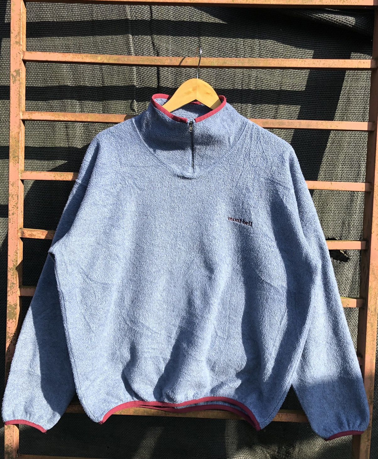 Japanese Brand Vintage MONTBELL Fleece half zipper Size US M / EU 48-50 / 2 - 1 Thumbnail