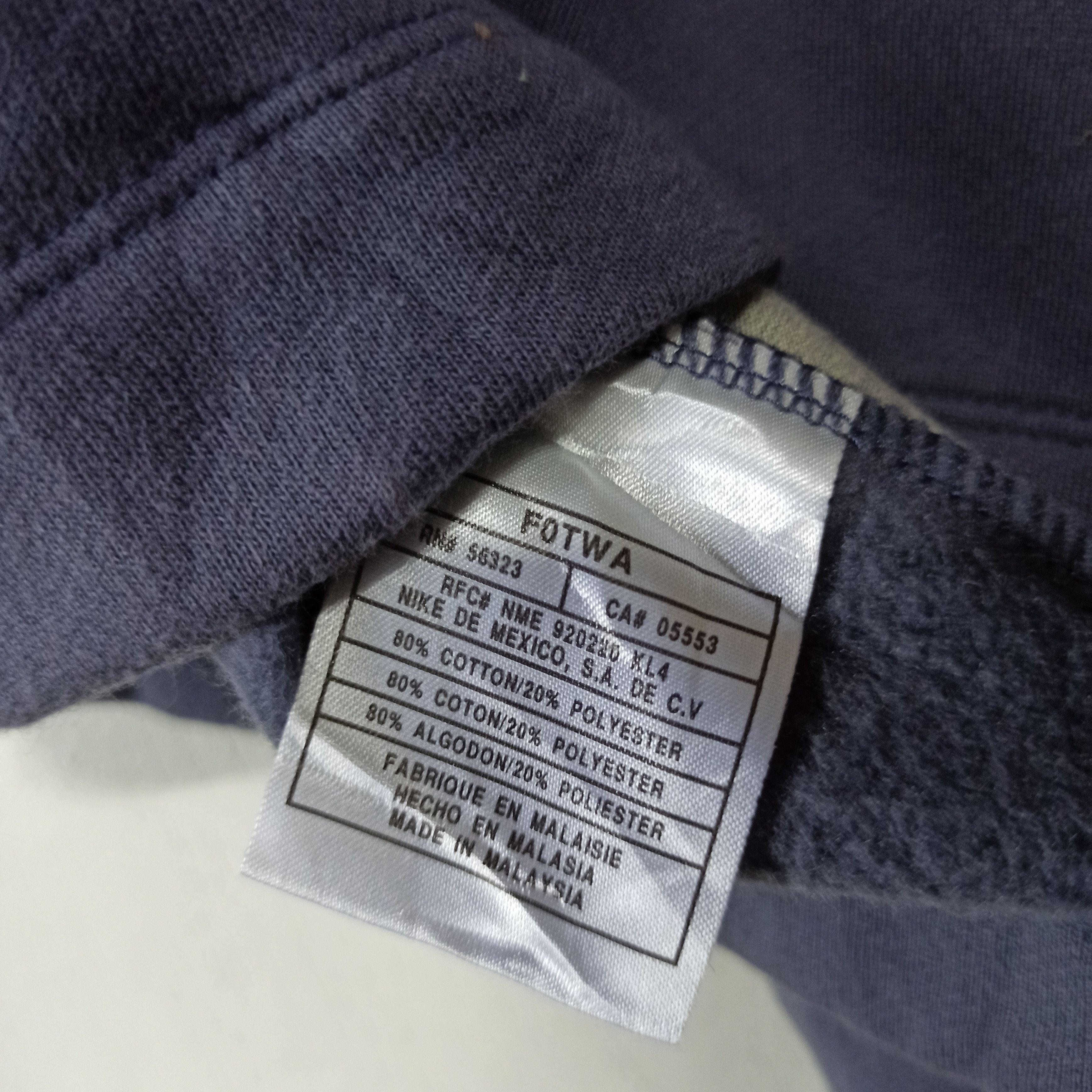 Nike × Vintage Vintage Nike Long Sleeve Fotwa Size S / US 4 / IT 40 - 5 Thumbnail