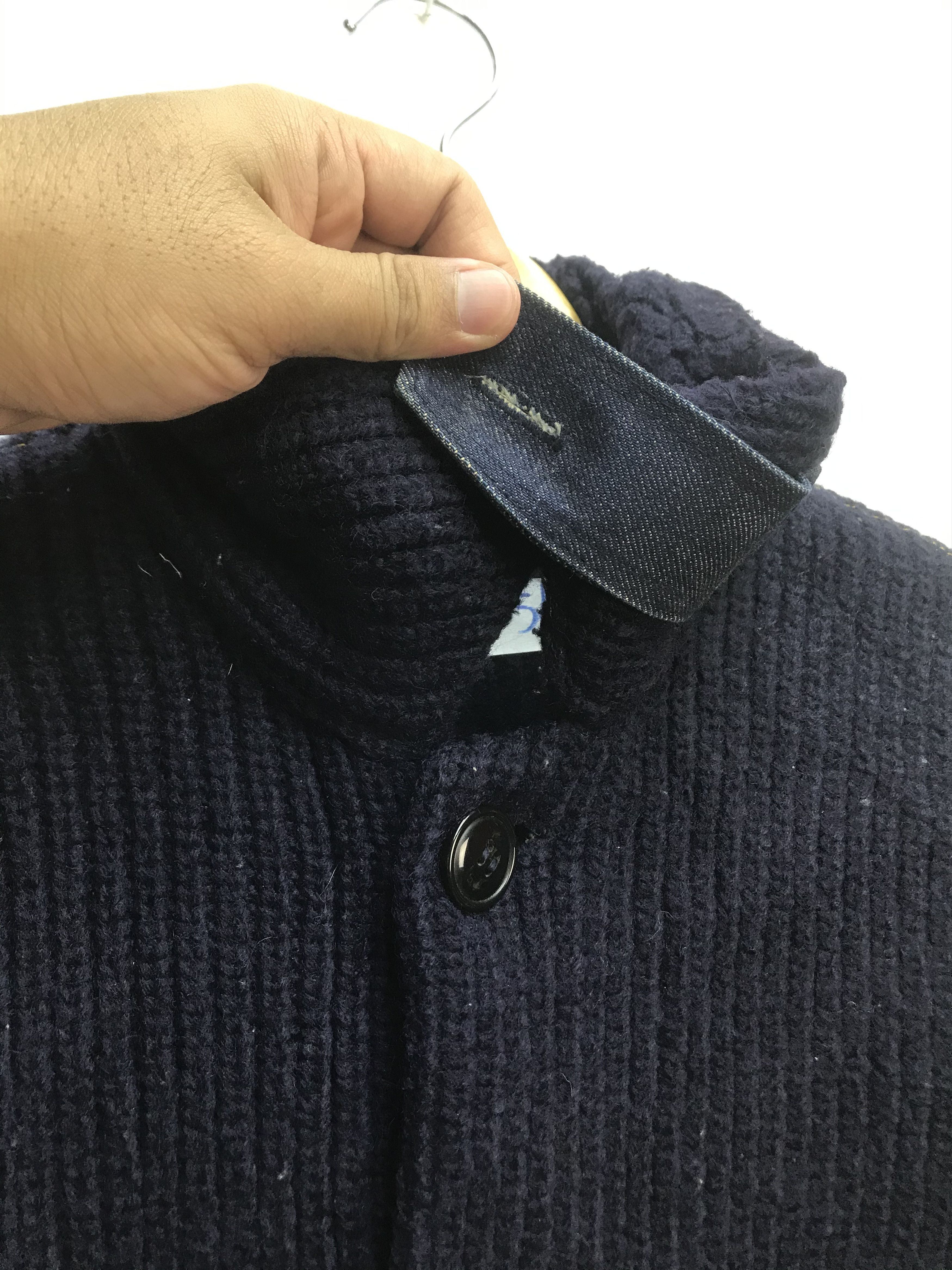 Blue Blue Japan BLUE BLUE JAPAN INDIGO WOOLY JACKET Size US M / EU 48-50 / 2 - 7 Thumbnail