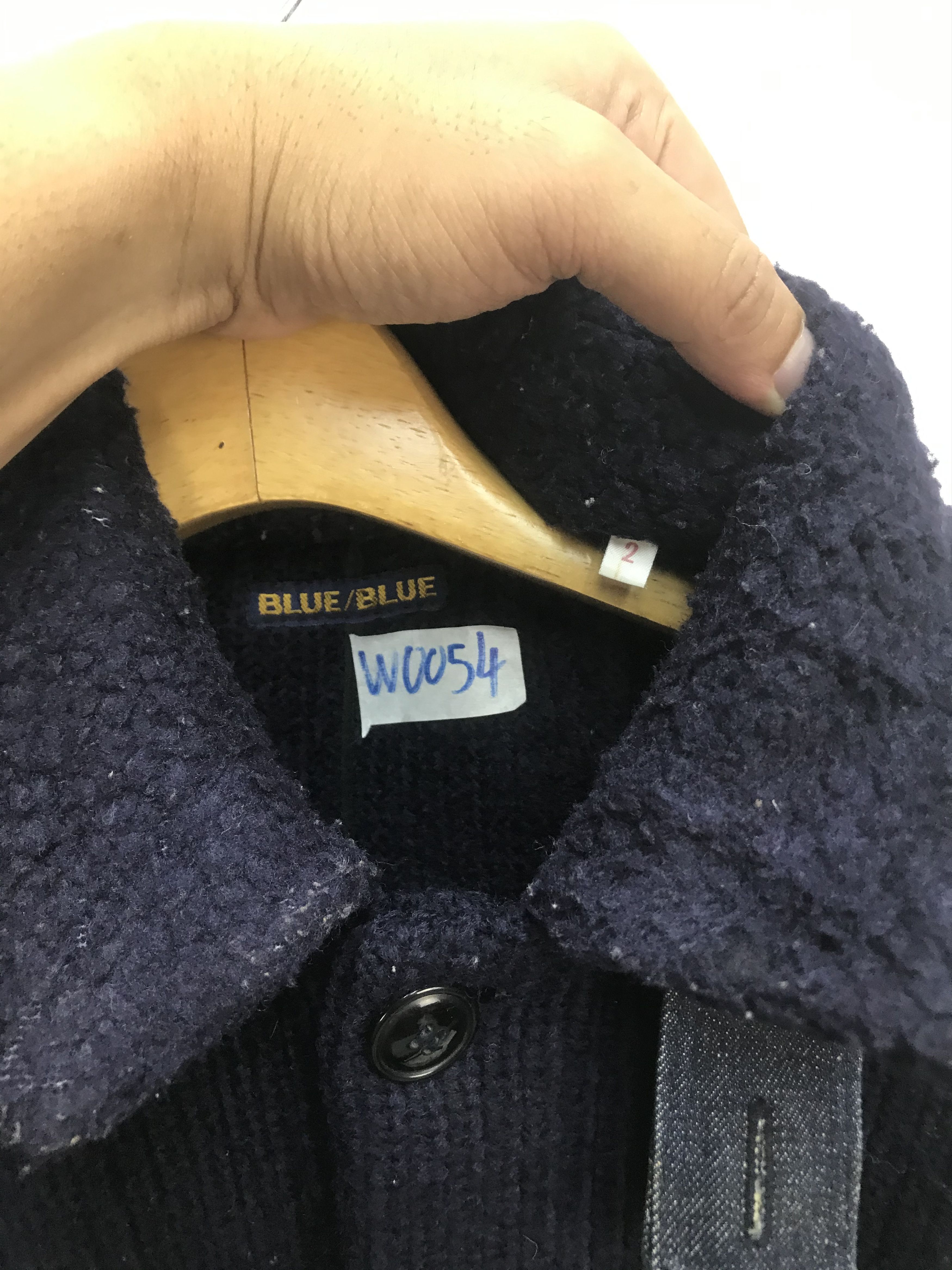 Blue Blue Japan BLUE BLUE JAPAN INDIGO WOOLY JACKET Size US M / EU 48-50 / 2 - 13 Thumbnail