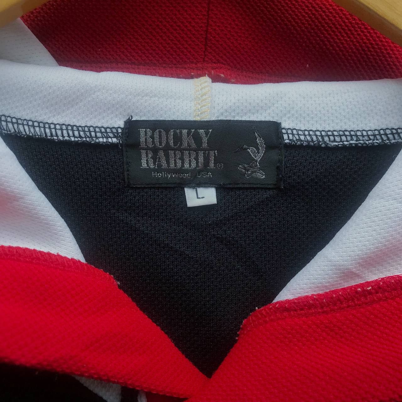 Beauty Beast × Hysteric Glamour × Japanese Brand 1990s Rocky Rabbit Hollywood USA Color Block Hoodie Size US L / EU 52-54 / 3 - 5 Thumbnail
