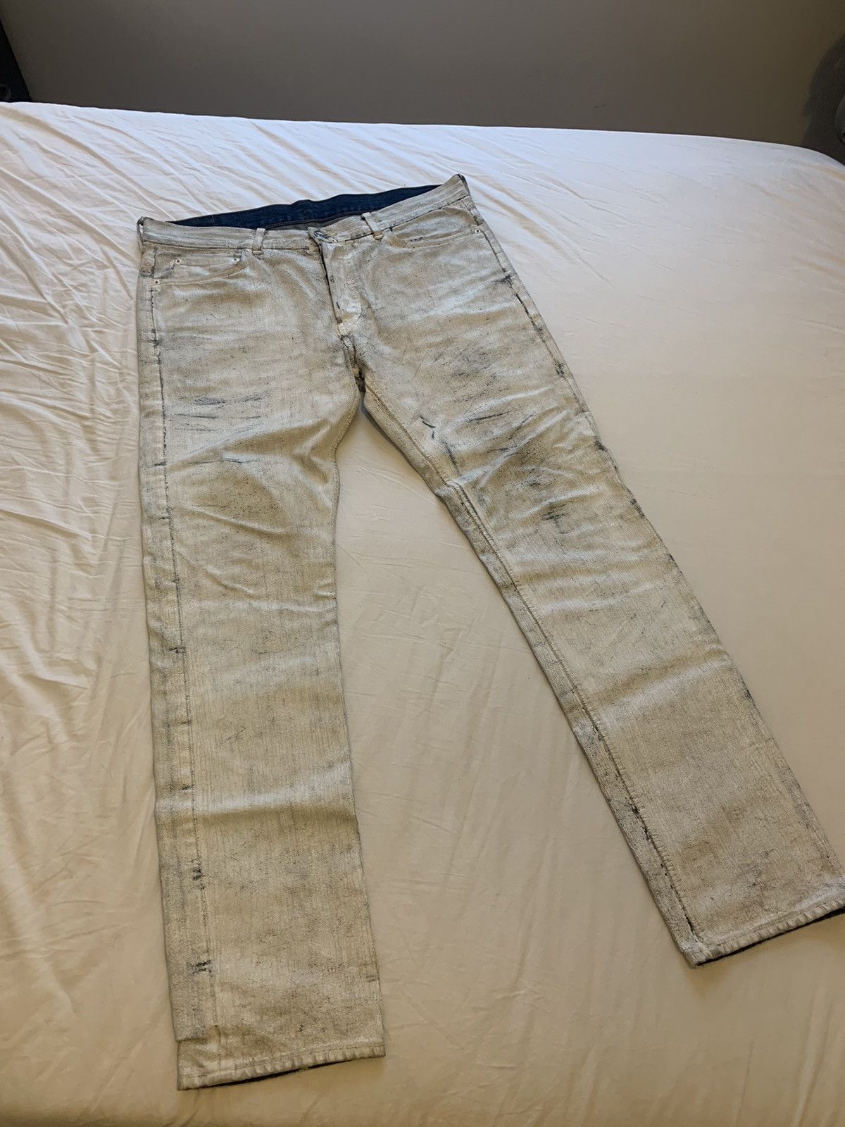 H&M x Margiela Painted Denim Jeans