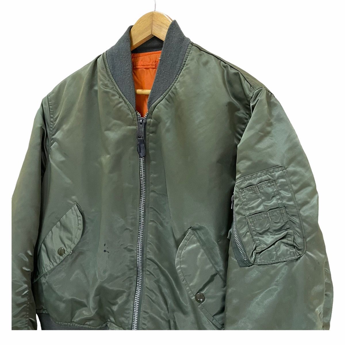 Buzz Rickson's 💥 90s CORINTH MFG MA-1 RIOT BOMBER JACKET Size US M / EU 48-50 / 2 - 4 Thumbnail