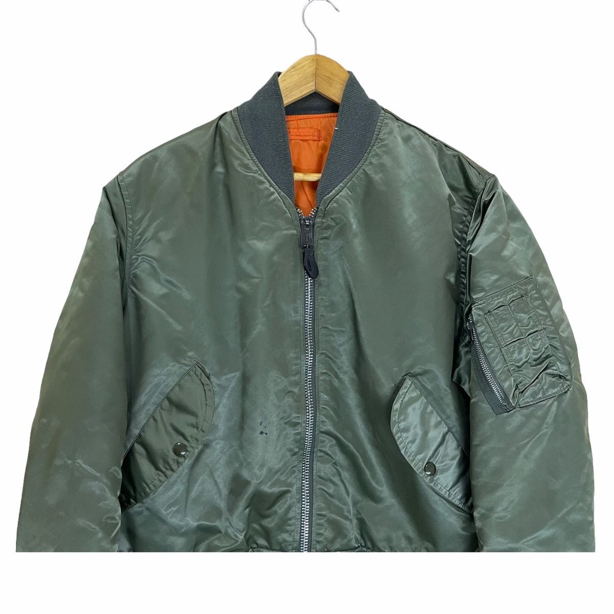 Buzz Rickson's 💥 90s CORINTH MFG MA-1 RIOT BOMBER JACKET Size US M / EU 48-50 / 2 - 3 Thumbnail